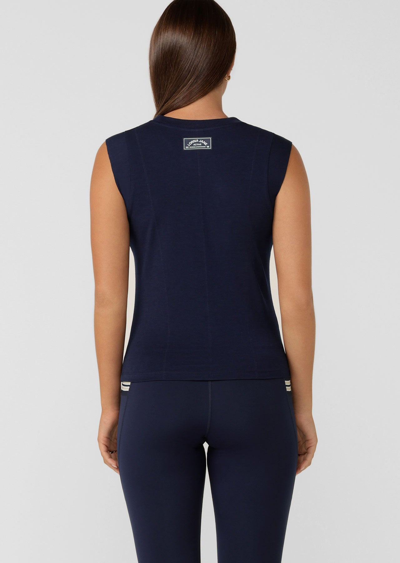 Lorna Jane Racket Active Tank - French Navy