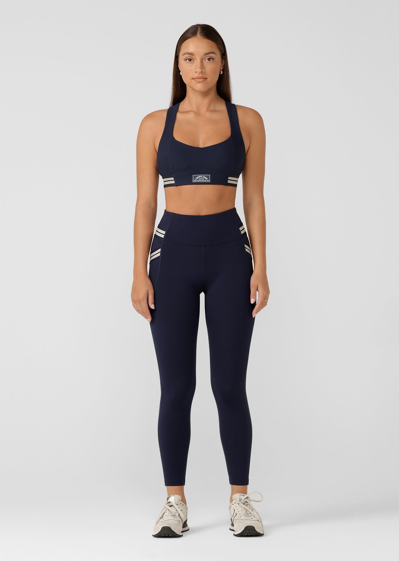 Lorna Jane Swift Heritage Pocket Full Length Leggings - French Navy