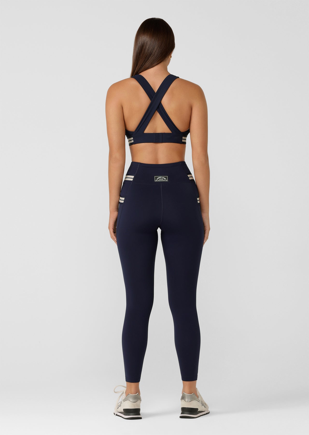 Lorna Jane Swift Heritage Pocket Full Length Leggings - French Navy