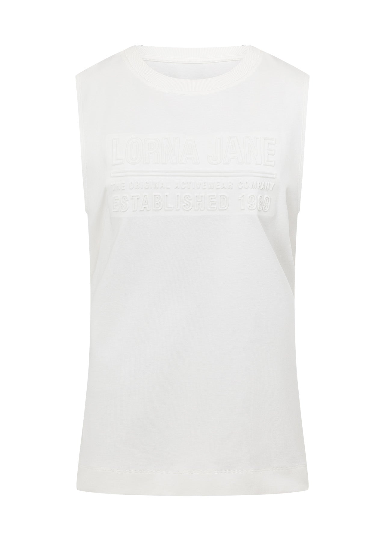 Lorna Jane Essential Muscle Tank - Porcelain