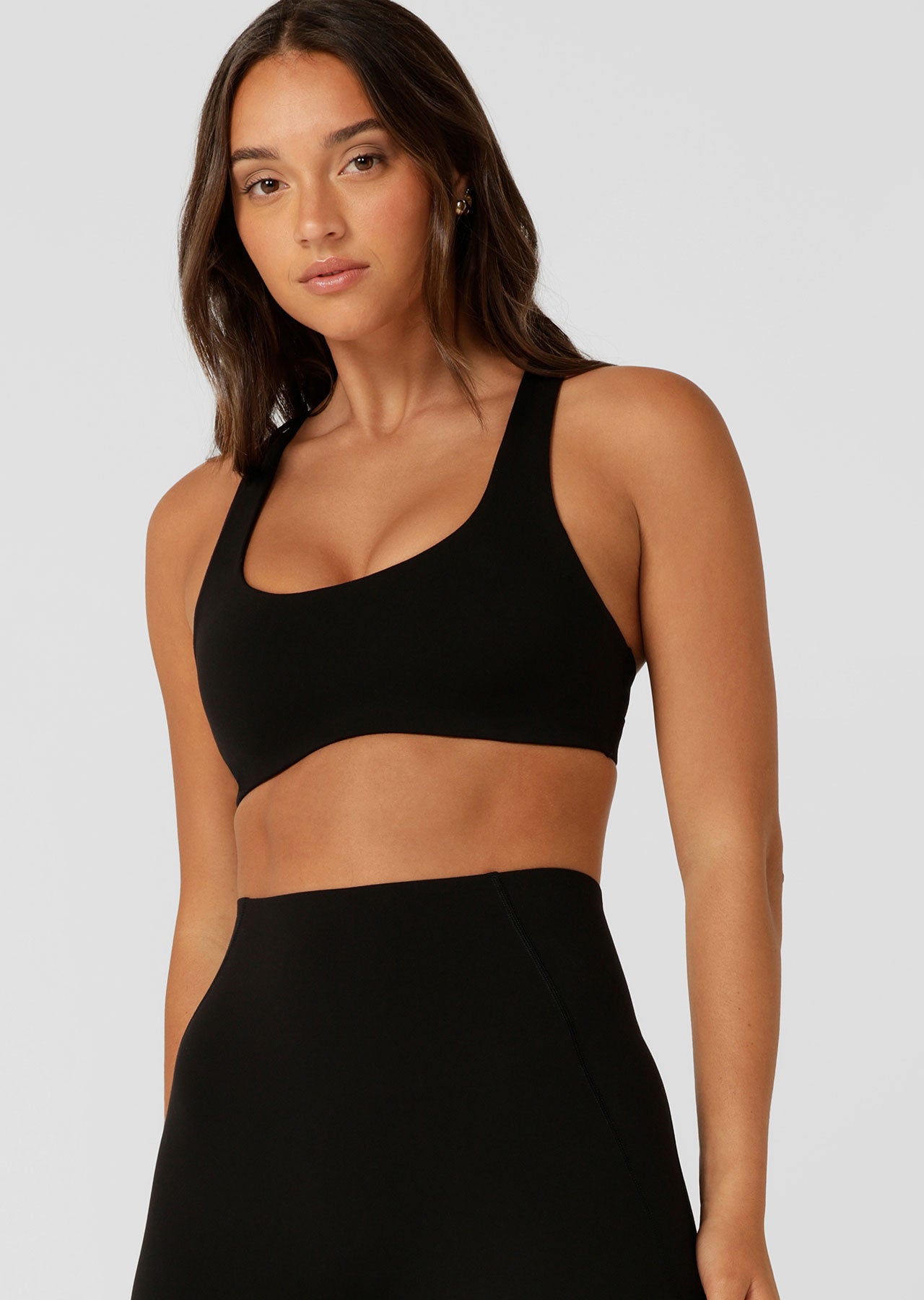 Lorna Jane Soft Sculpt Sports Bra - Black