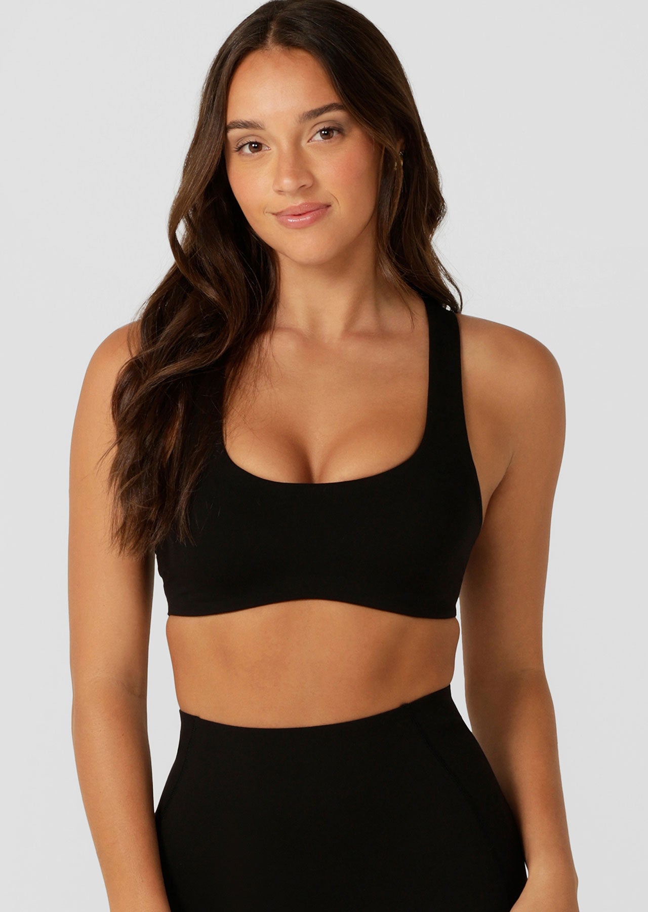 Lorna Jane Soft Sculpt Sports Bra - Black