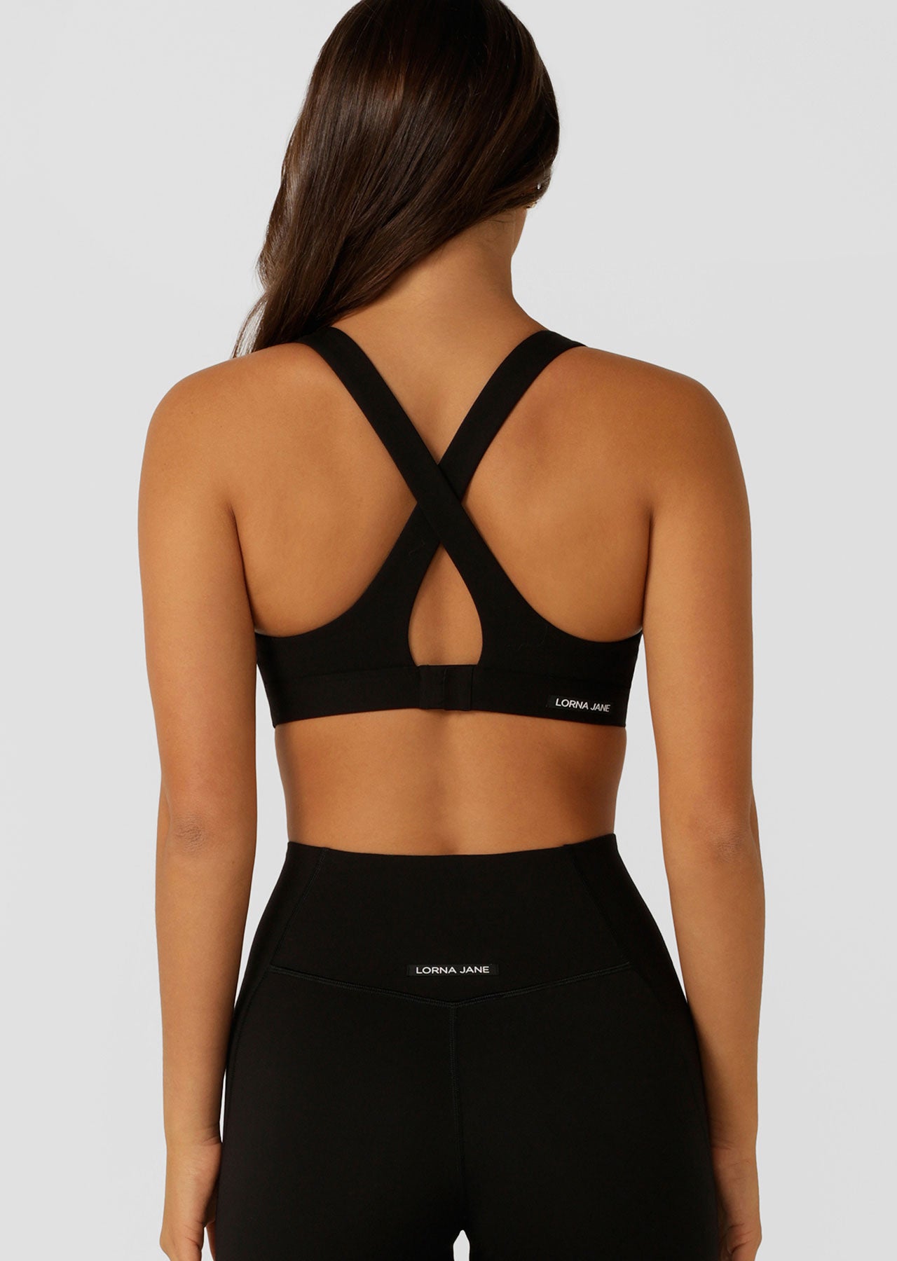 Lorna Jane Soft Sculpt Sports Bra - Black