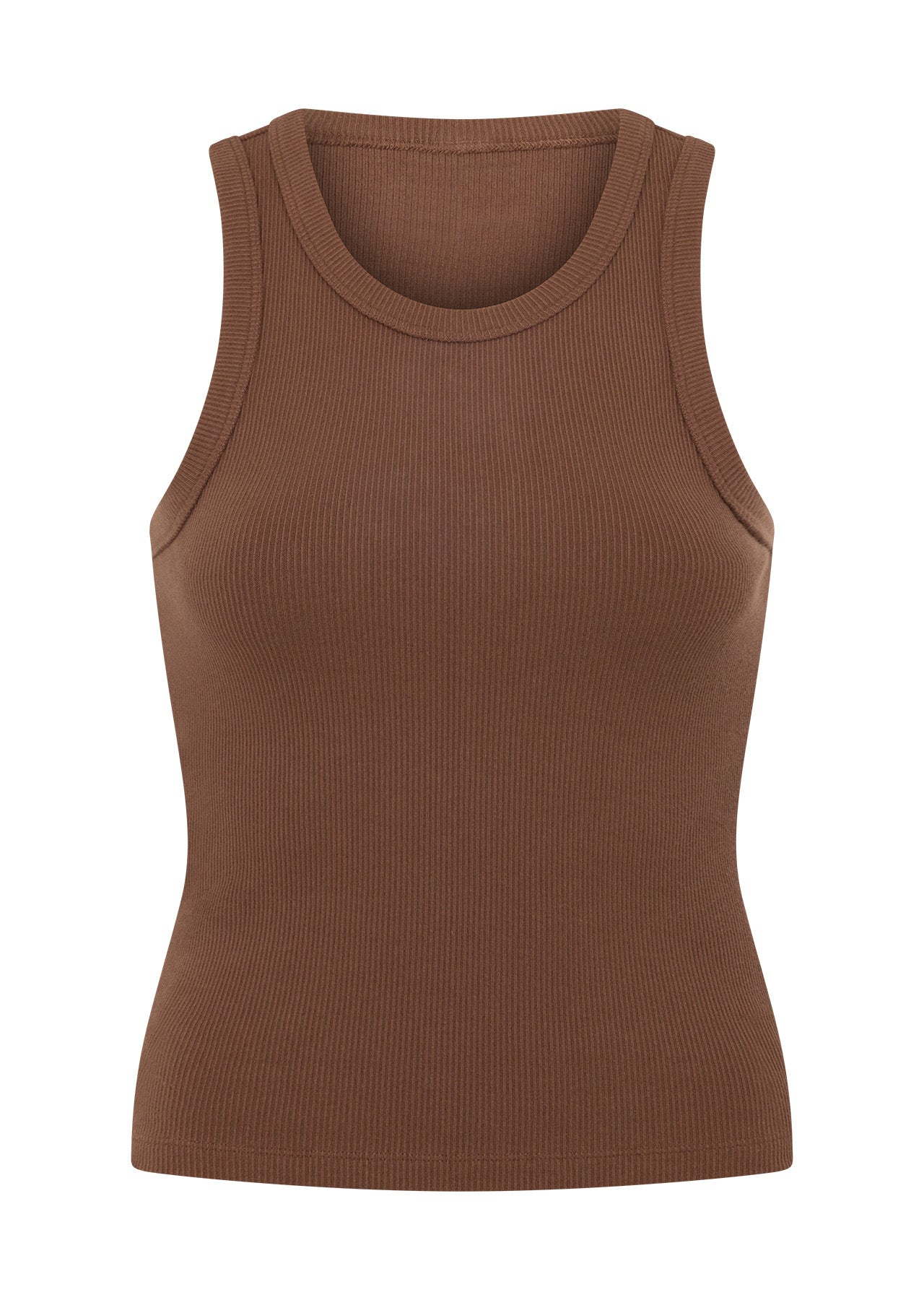Lorna Jane Daily Rib Tank - Chocolate