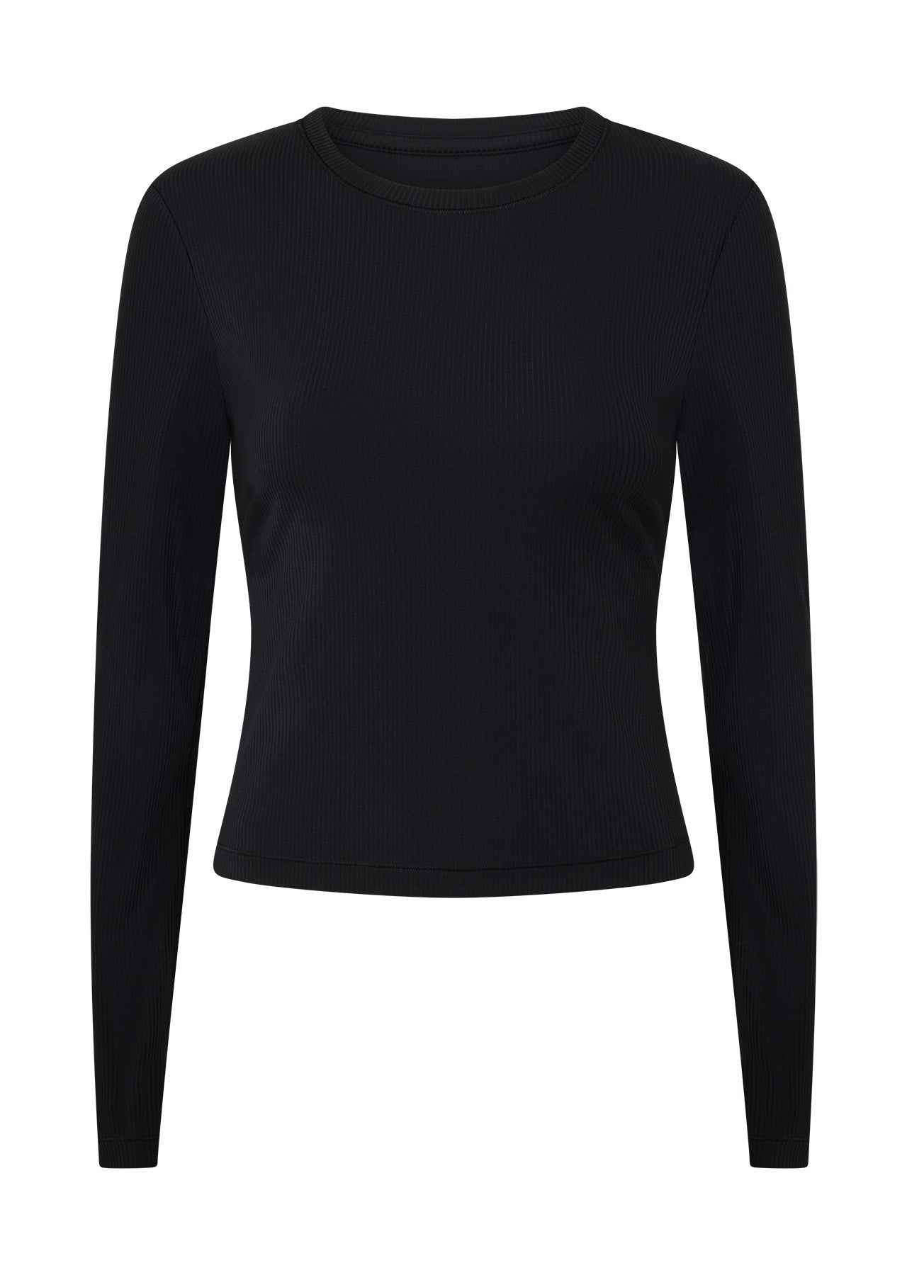 Lorna Jane Ultimate Comfort Long Sleeve Rib Top - Black
