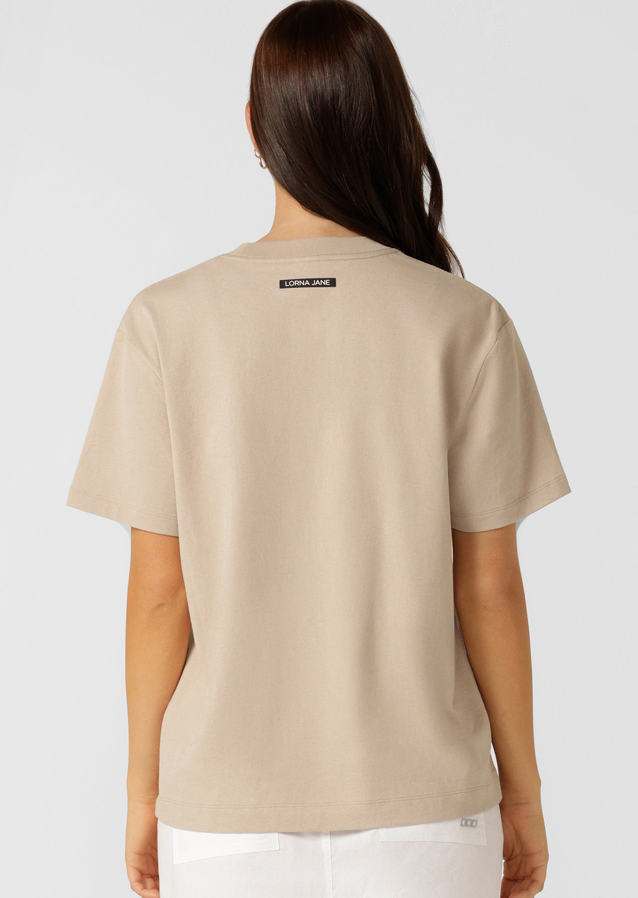 Lorna Jane LJ Basics T-shirt - Latte