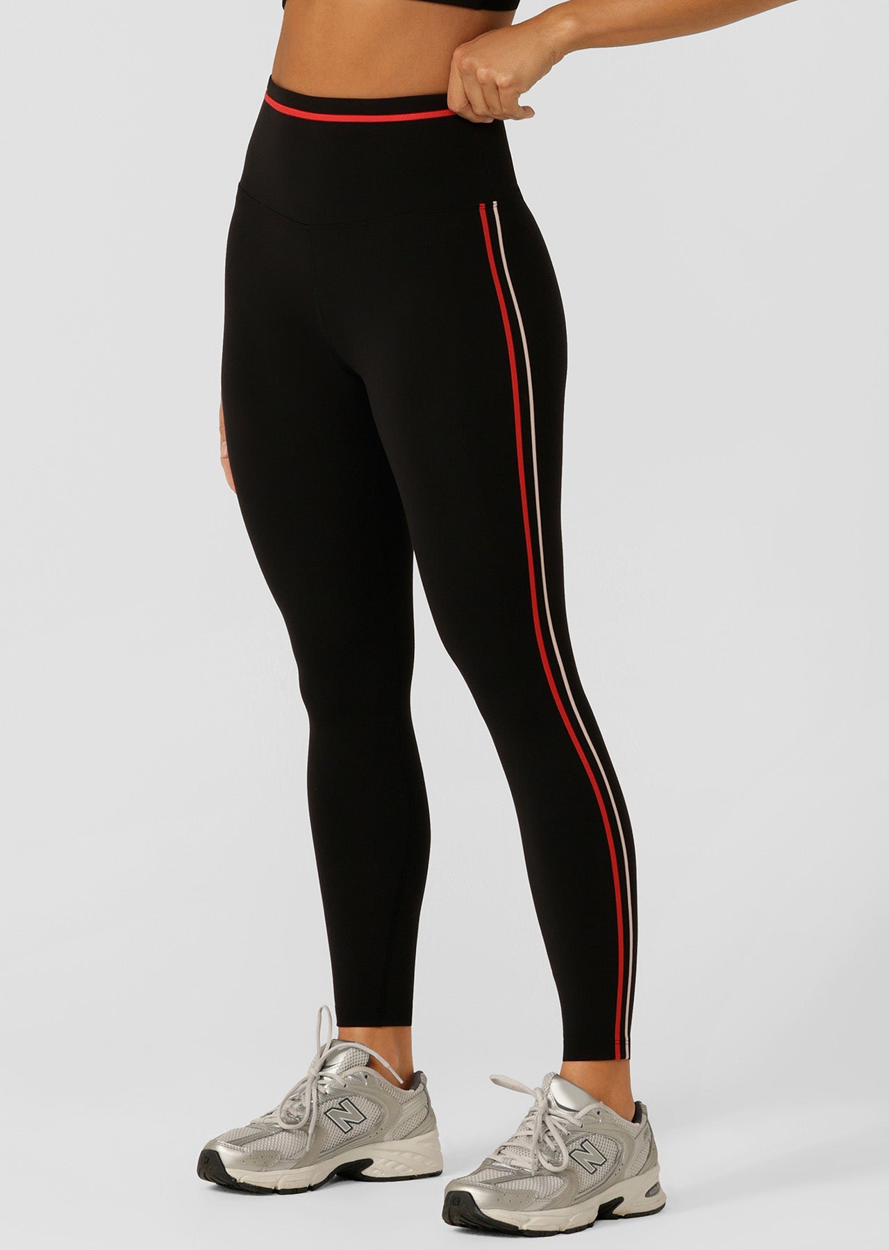 Lorna Jane Circuit Breaker Ankle Biter Leggings - Black