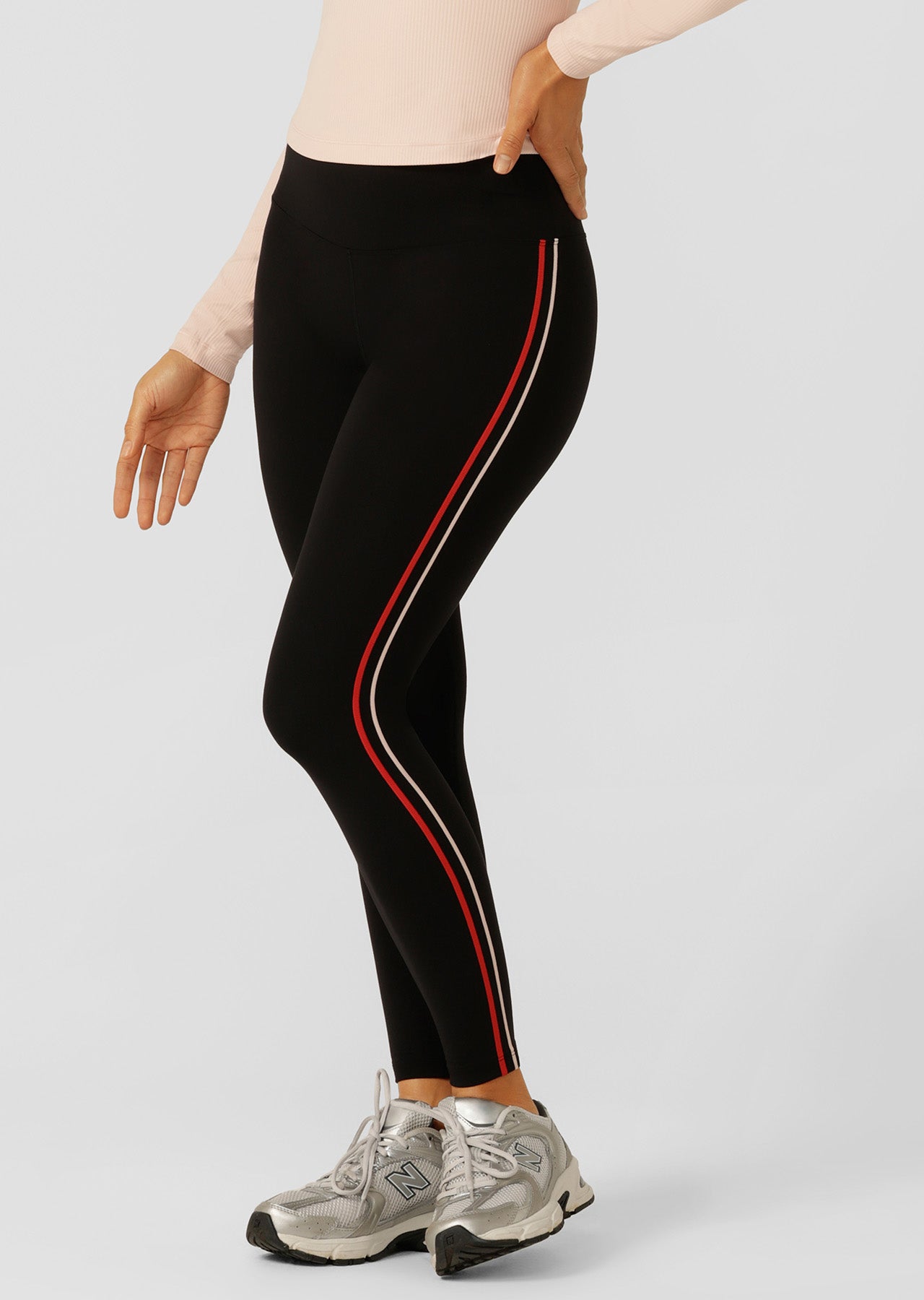 Lorna Jane Circuit Breaker Ankle Biter Leggings - Black