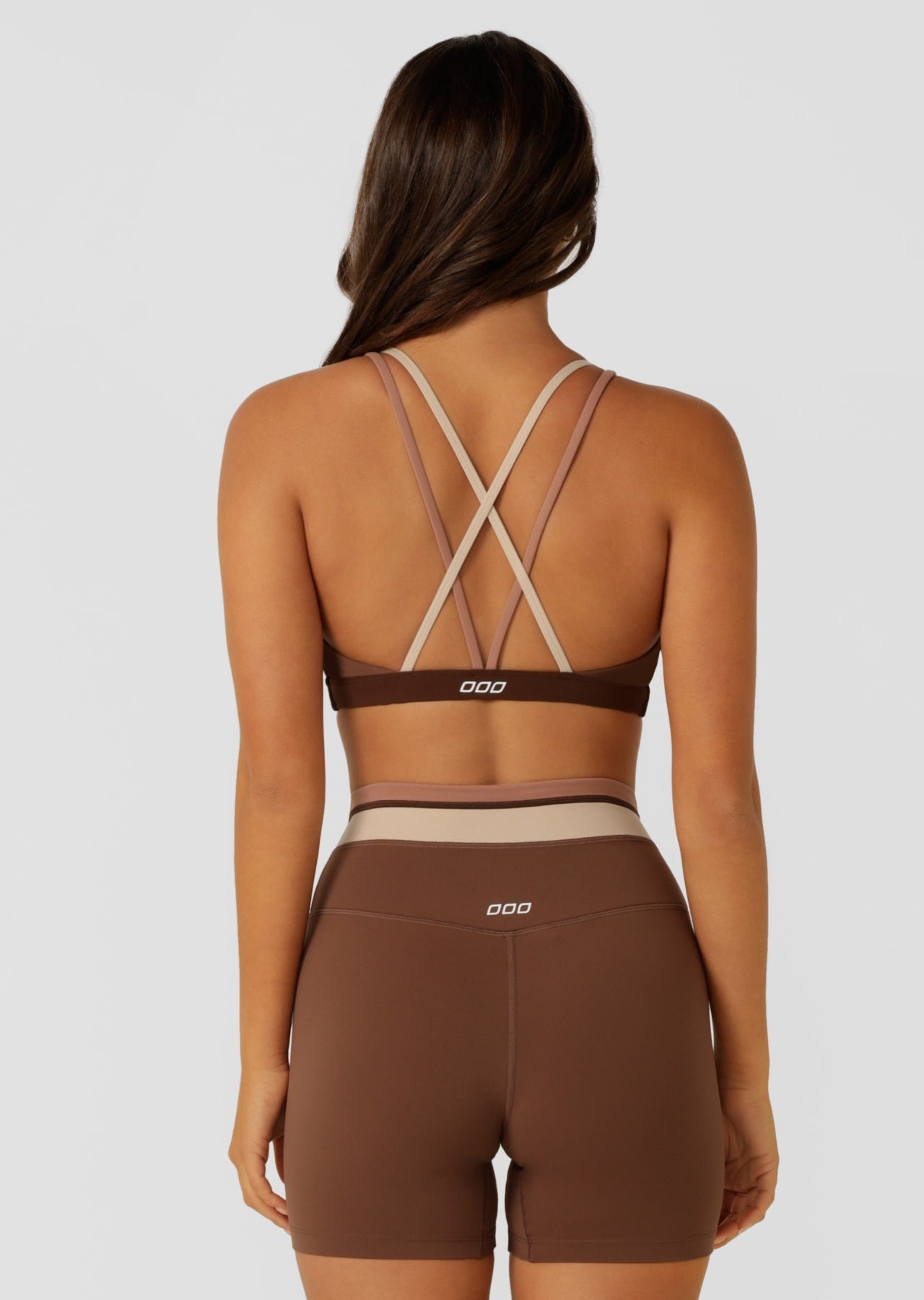 Lorna Jane Tone On Tone Sports Bra - Neutral Multi