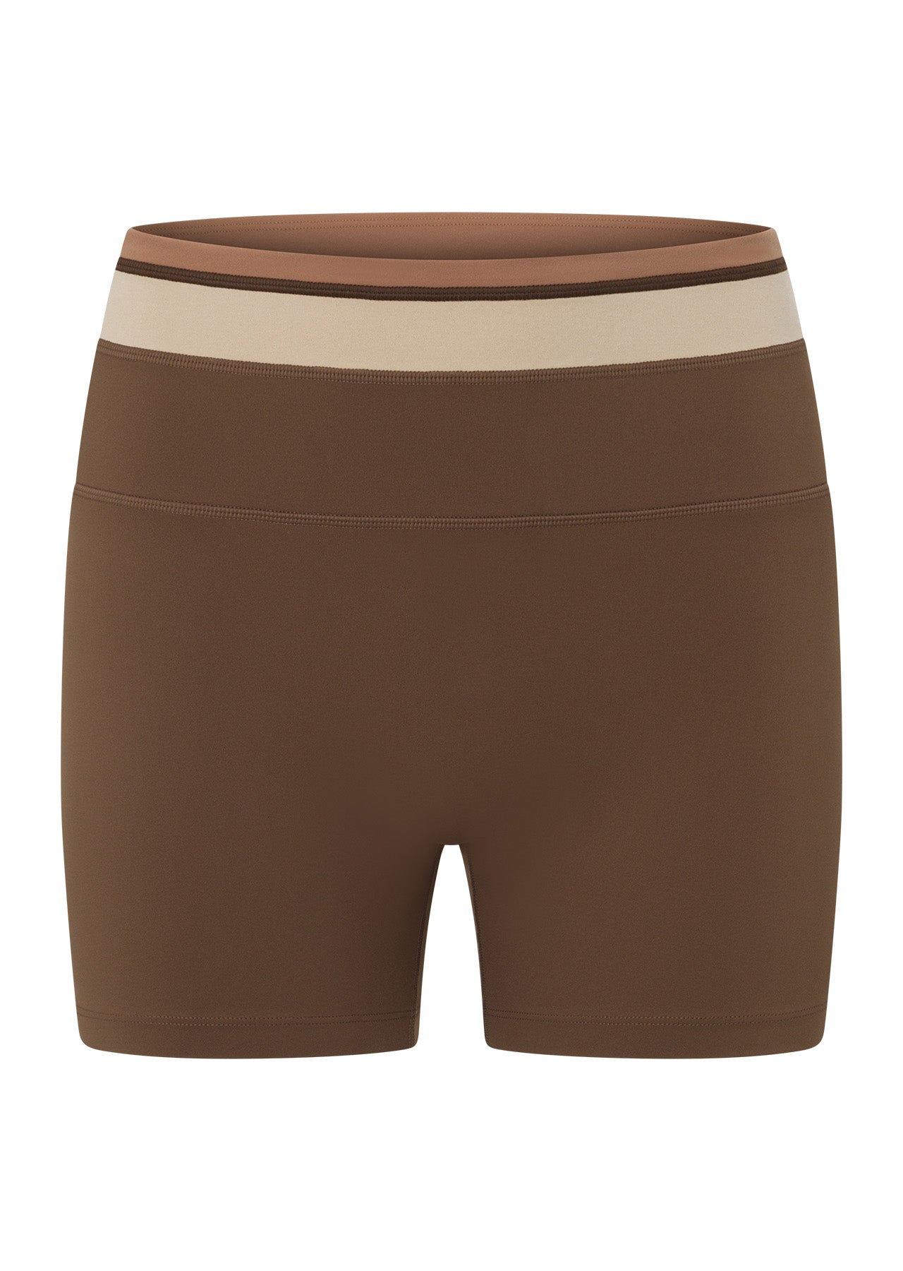 Lorna Jane Tone On Tone 12cm Bike Shorts - Neutral Multi