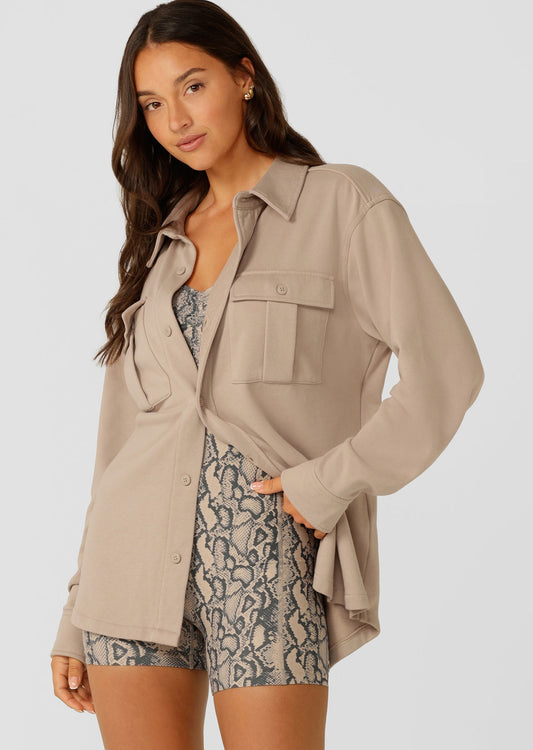 Lorna Jane Soft Lounge Shirt - Latte