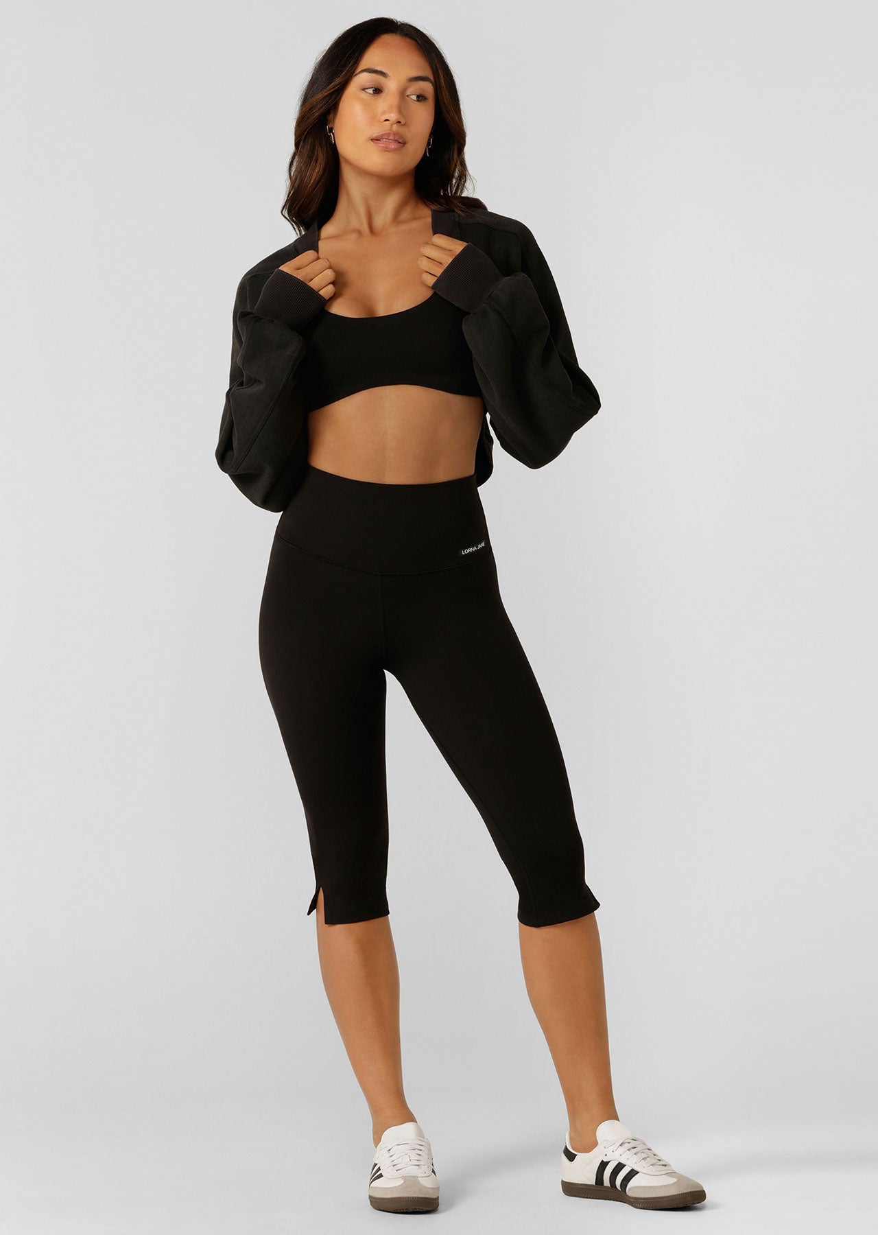 Lorna Jane Effortless 3/4 Leggings - Black