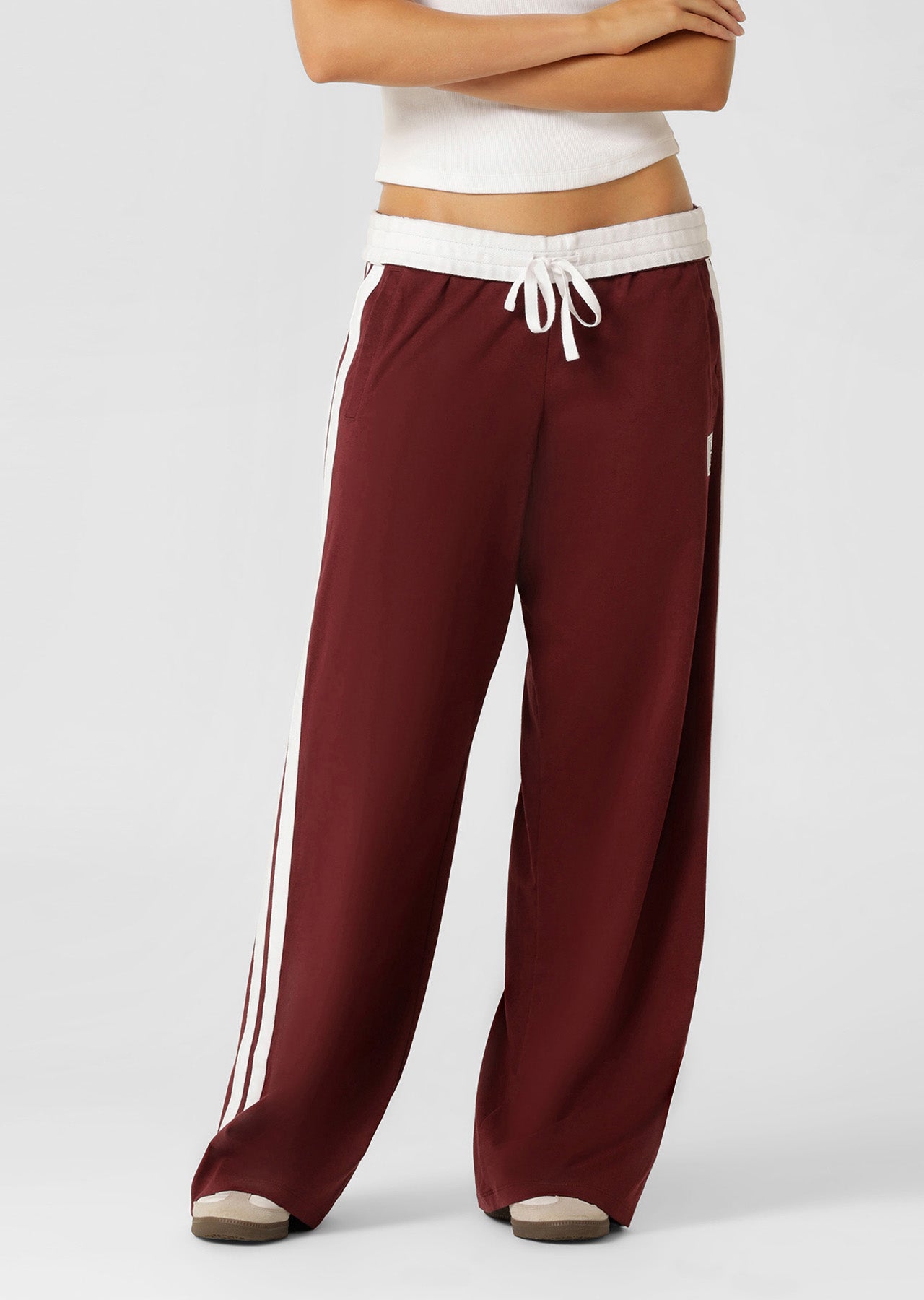 Lorna Jane Dance Pants - Plum Red