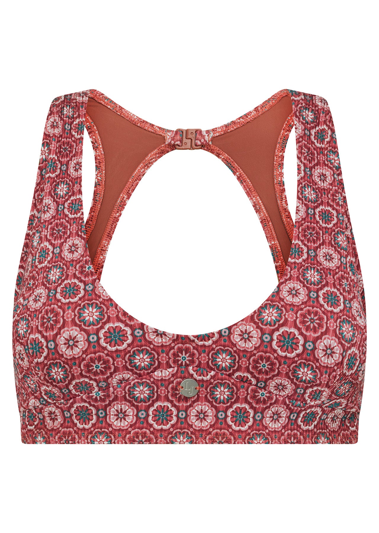 Lorna Jane Moroccan Isle Recycled Swim Bra - Moroccan Tile Print