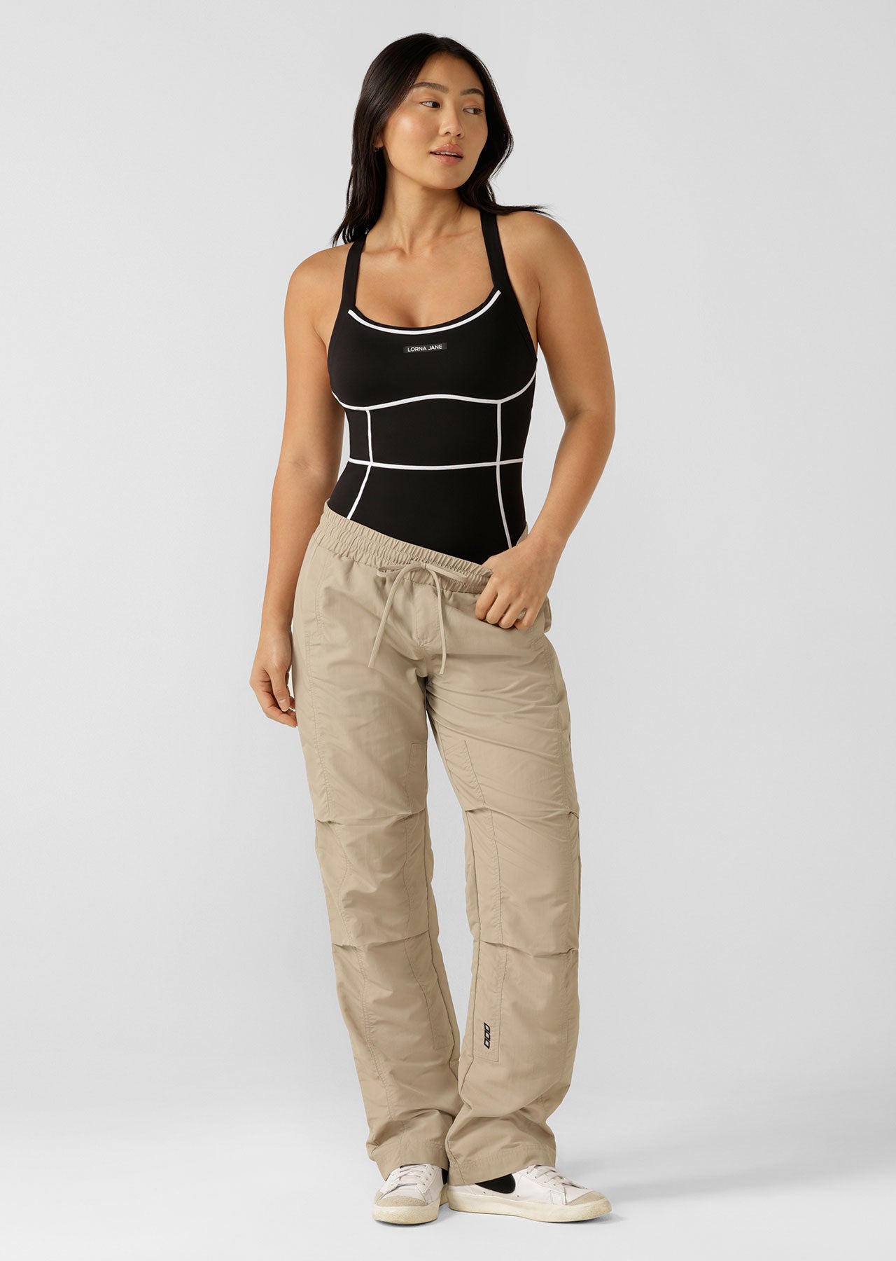 Lorna Jane Active Flashdance Pant - Soft Khaki