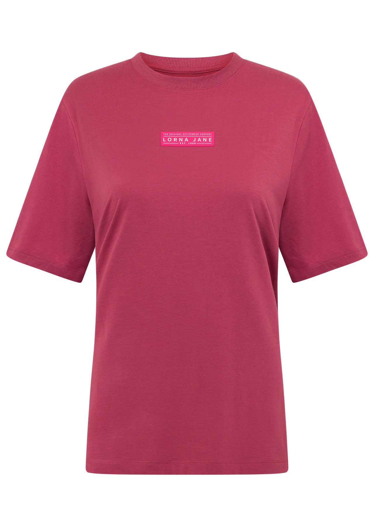 Lorna Jane Regroup Relaxed Tee - Raspberry Sorbet