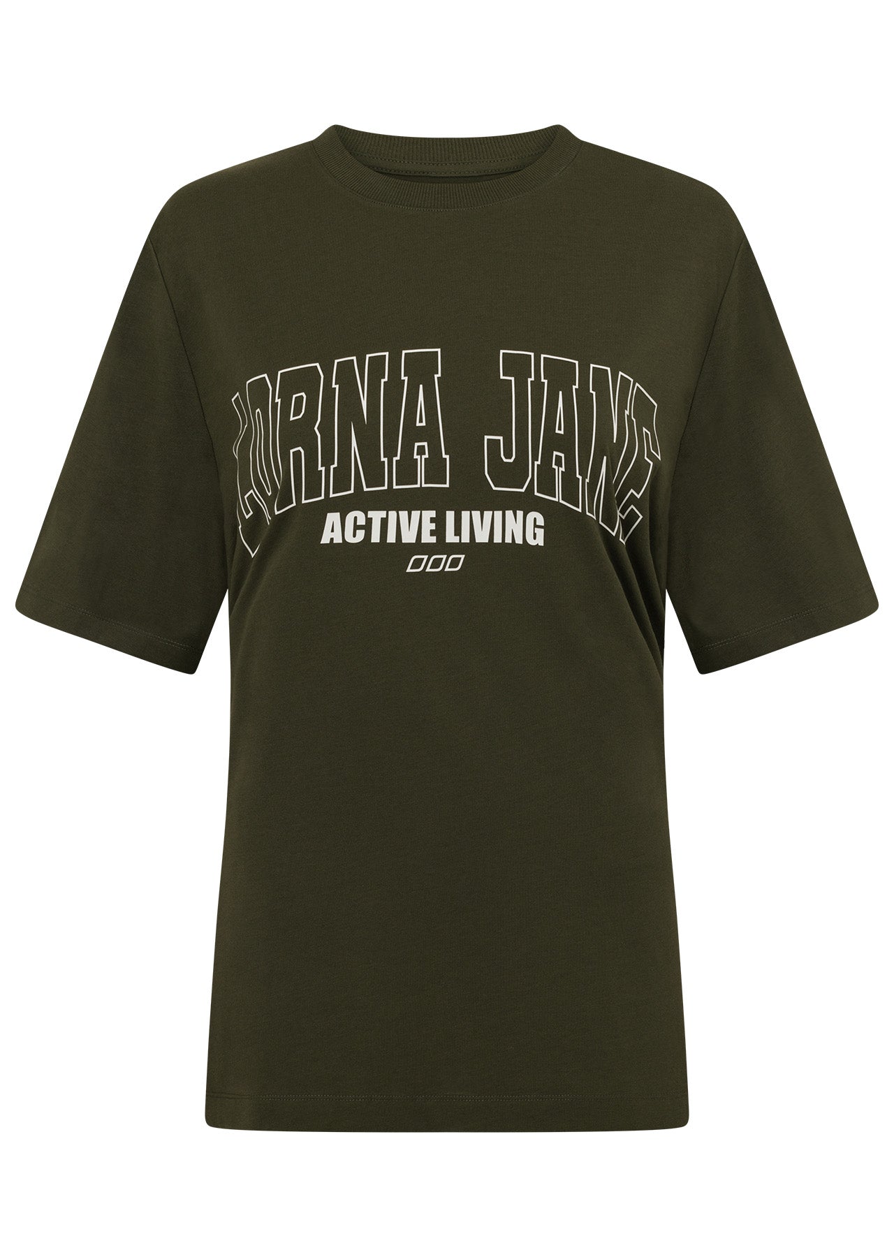 Lorna Jane LJ Active Living Relaxed Tee - Luxury Green