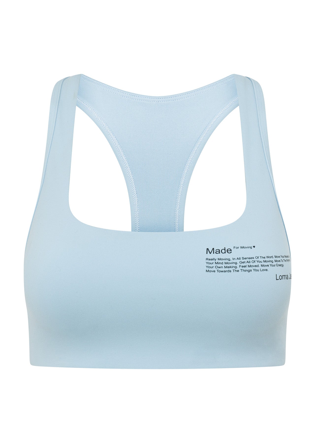 Lorna Jane Move High Support Sports Bra - Island Blue