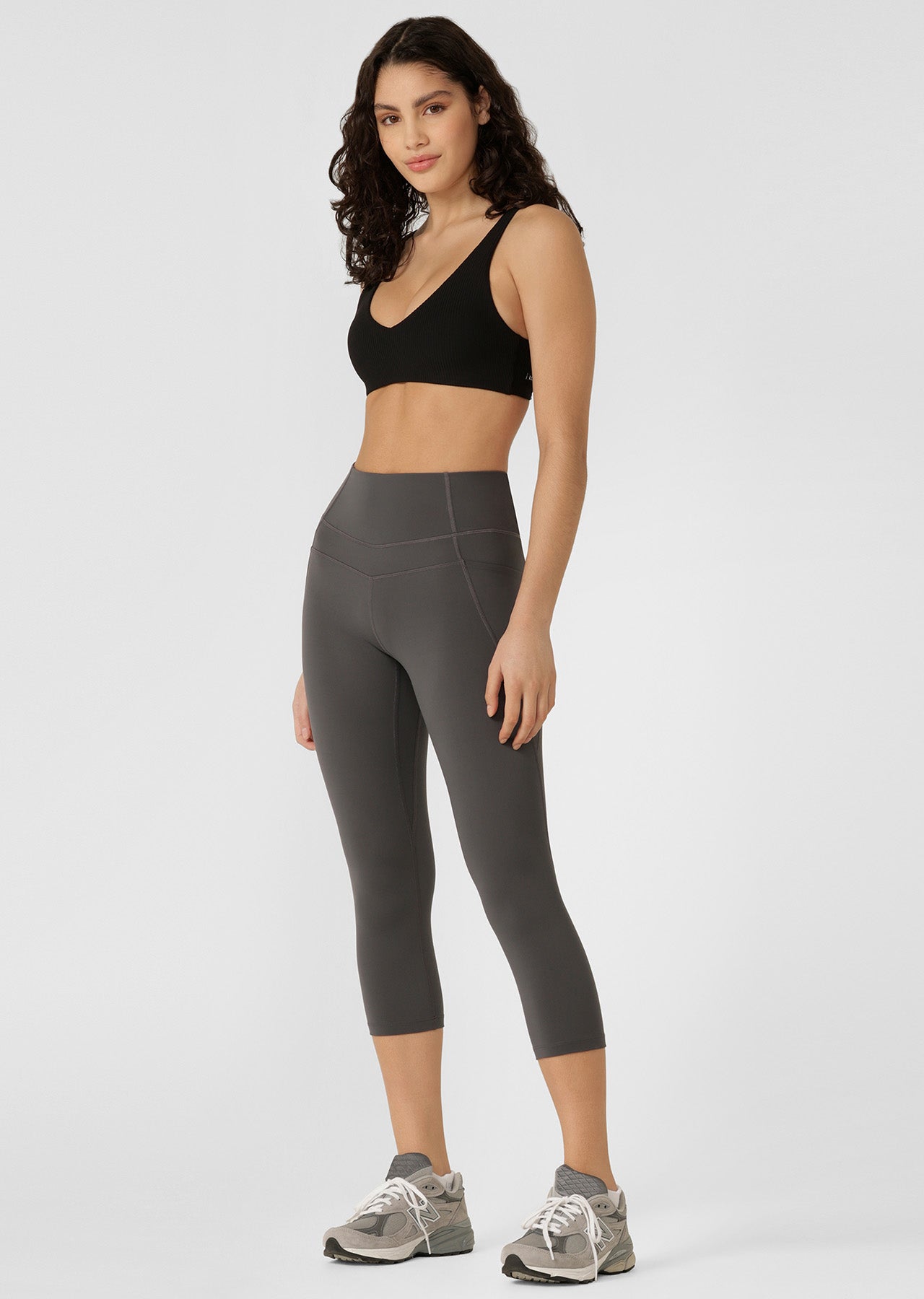 Lorna Jane Reform Rib Sports Bra - Black
