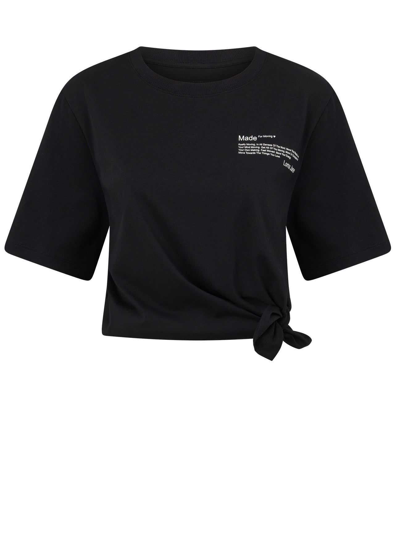 Lorna Jane Move Cutaway Convertible T-Shirt - Black
