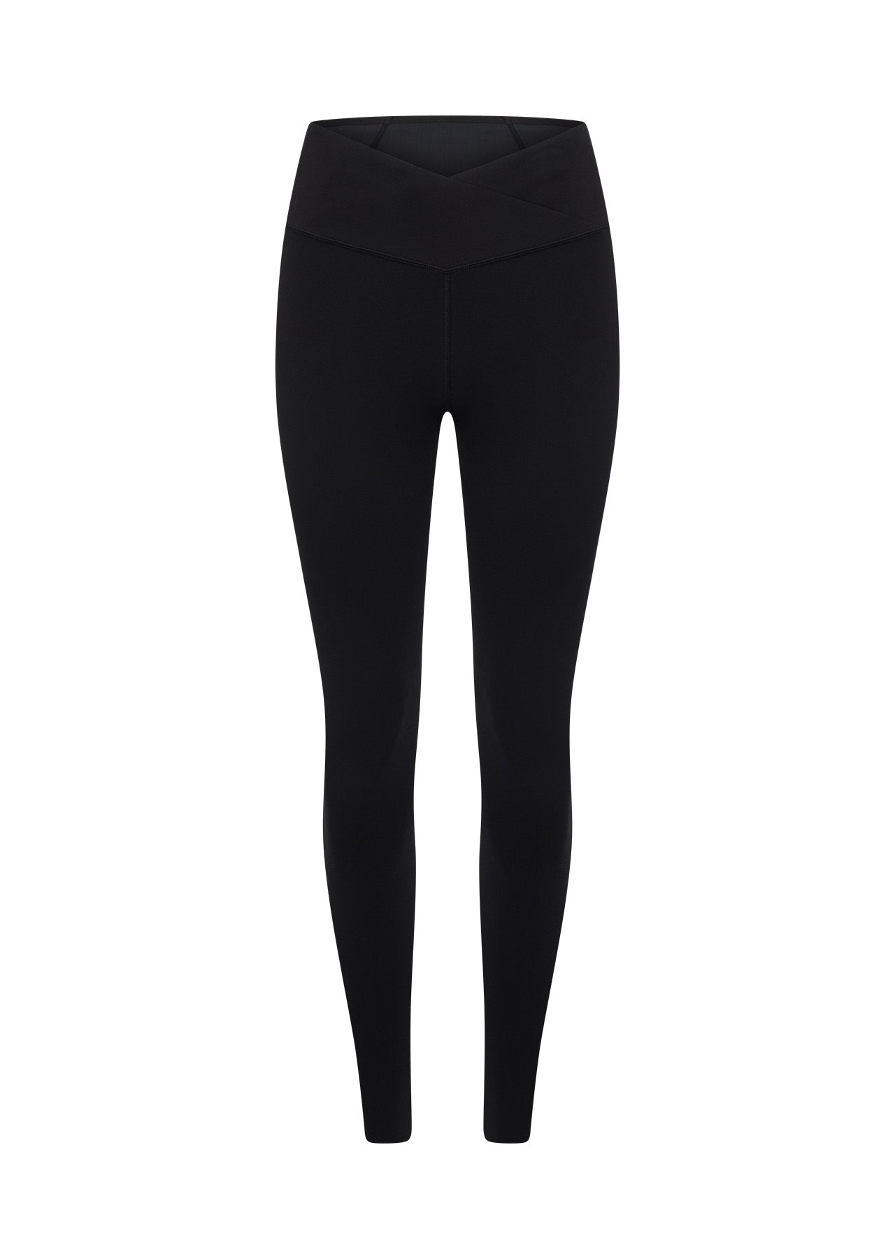 Lorna Jane Inspire Wrap Waist Ankle Biter Leggings - Black