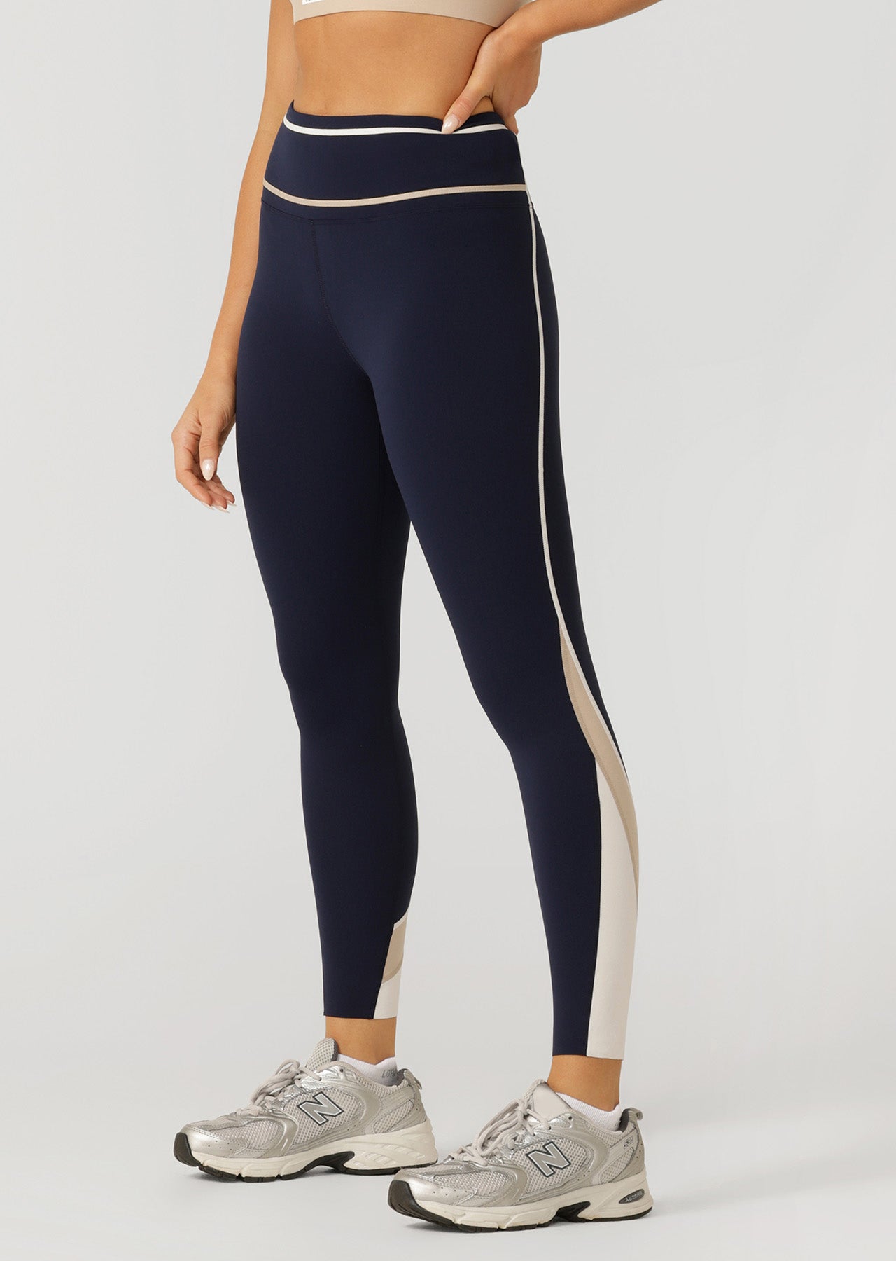 Lorna Jane Sunrise Circuit Ankle Biter Leggings - French Navy