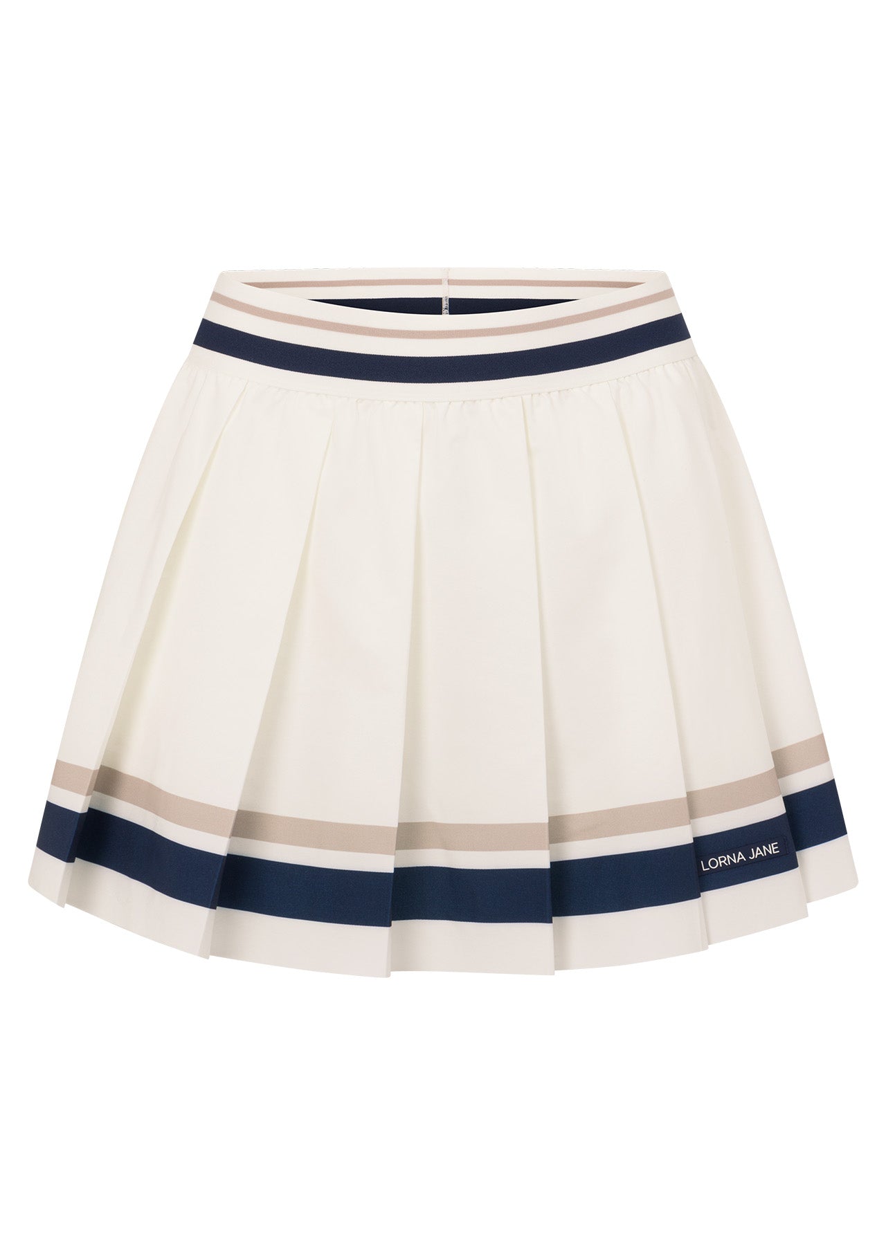Lorna Jane Horizon Swing Pleat Skirt - Porcelain