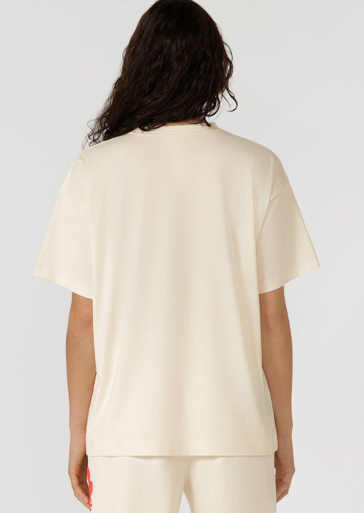 Lorna Jane Motif Print T-Shirt - Cream