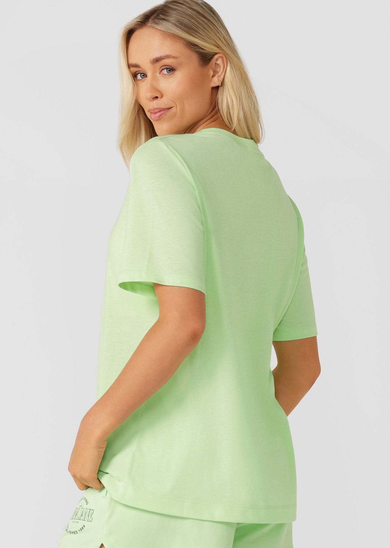 Lorna Jane Lorna Jane Weekender Relaxed T-Shirt - Ice Green