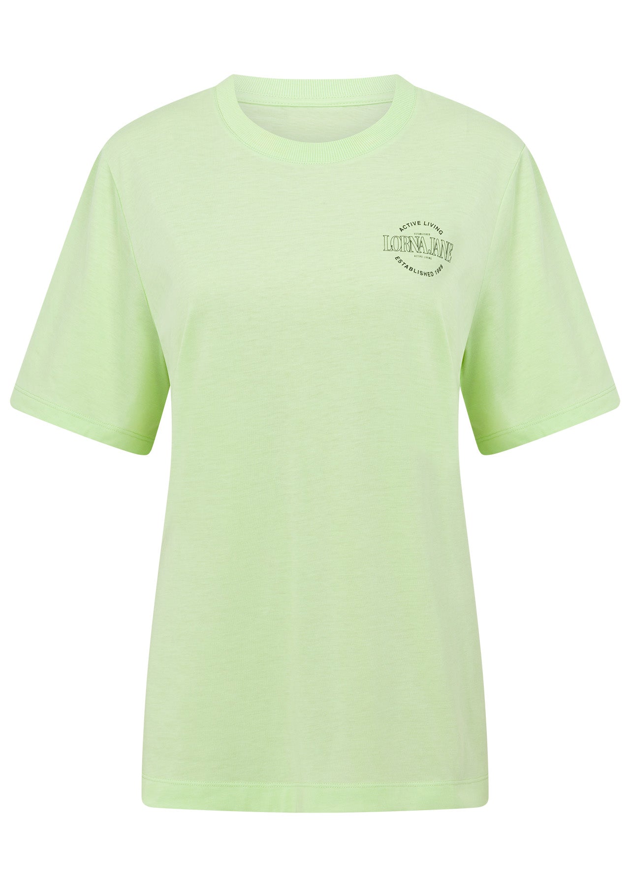 Lorna Jane Lorna Jane Weekender Relaxed T-Shirt - Ice Green