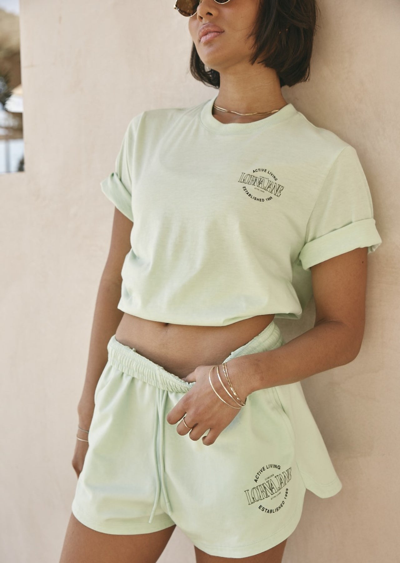 Lorna Jane Lorna Jane Weekender Shorts - Ice Green