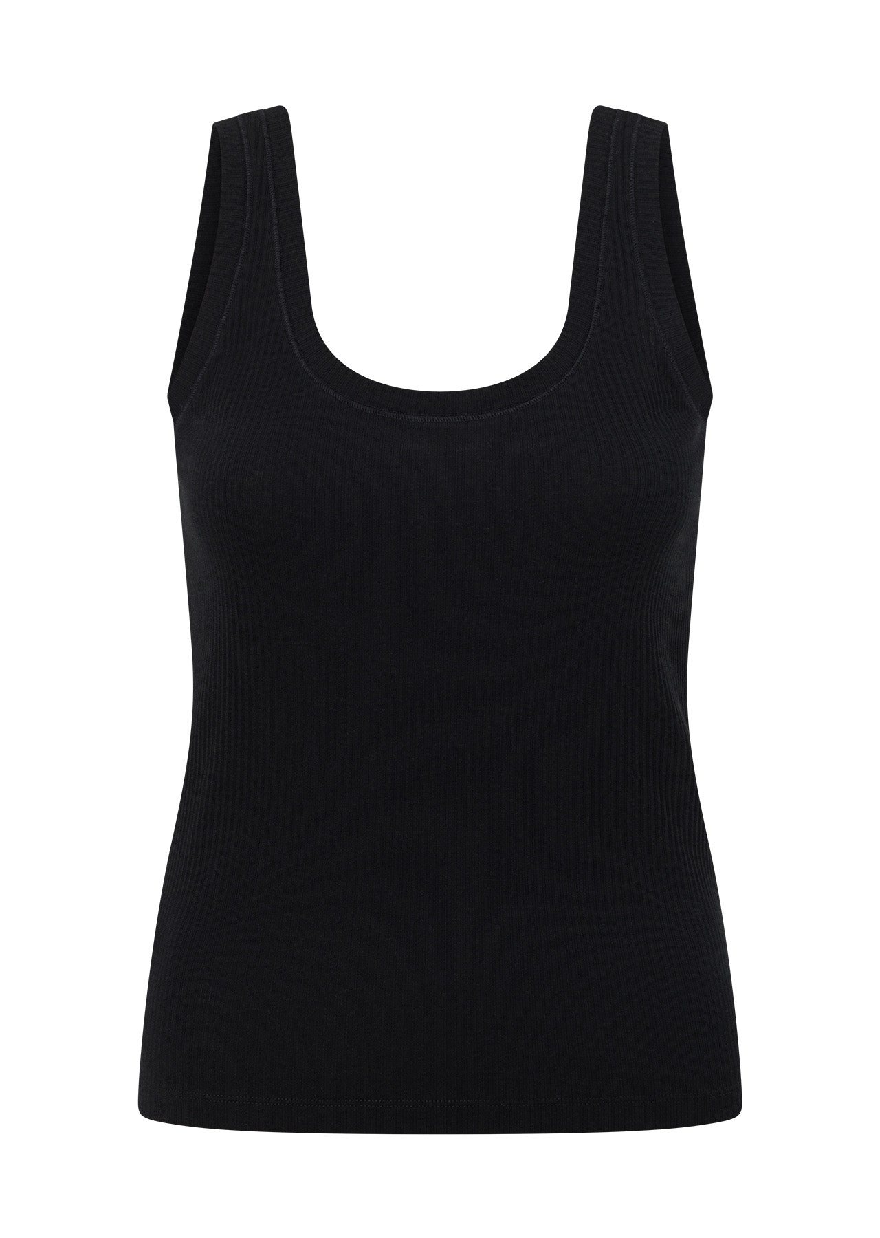 Lorna Jane Whisper Rib Tank - Black
