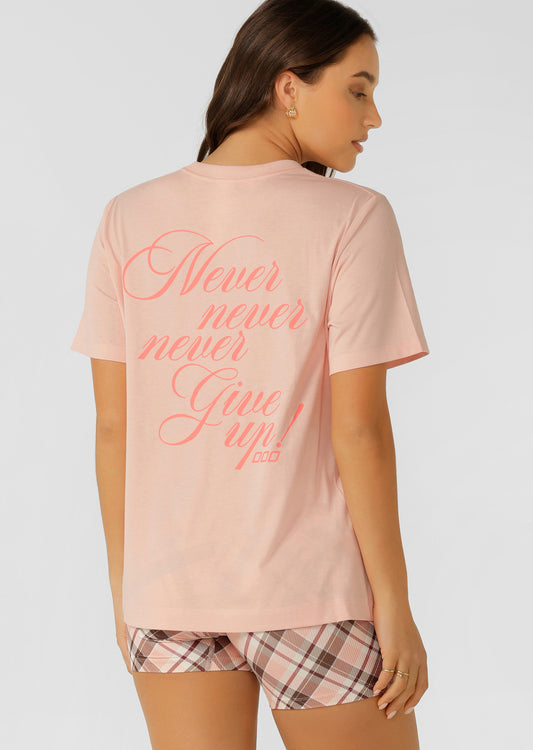 Lorna Jane Active Nation Relaxed T-Shirt - Ballerina