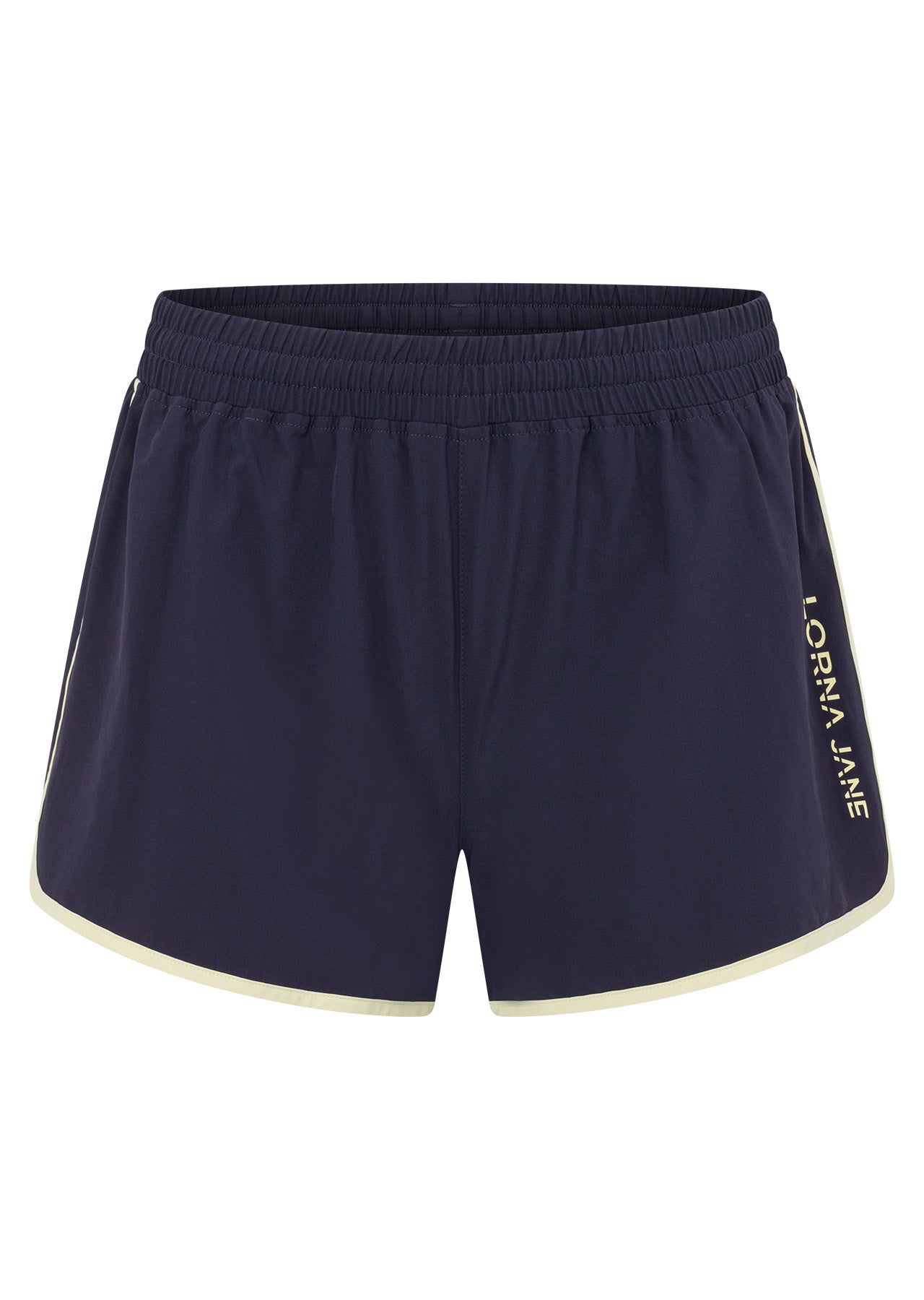 Lorna Jane Contrast Lotus Sport Short - Platinum Navy