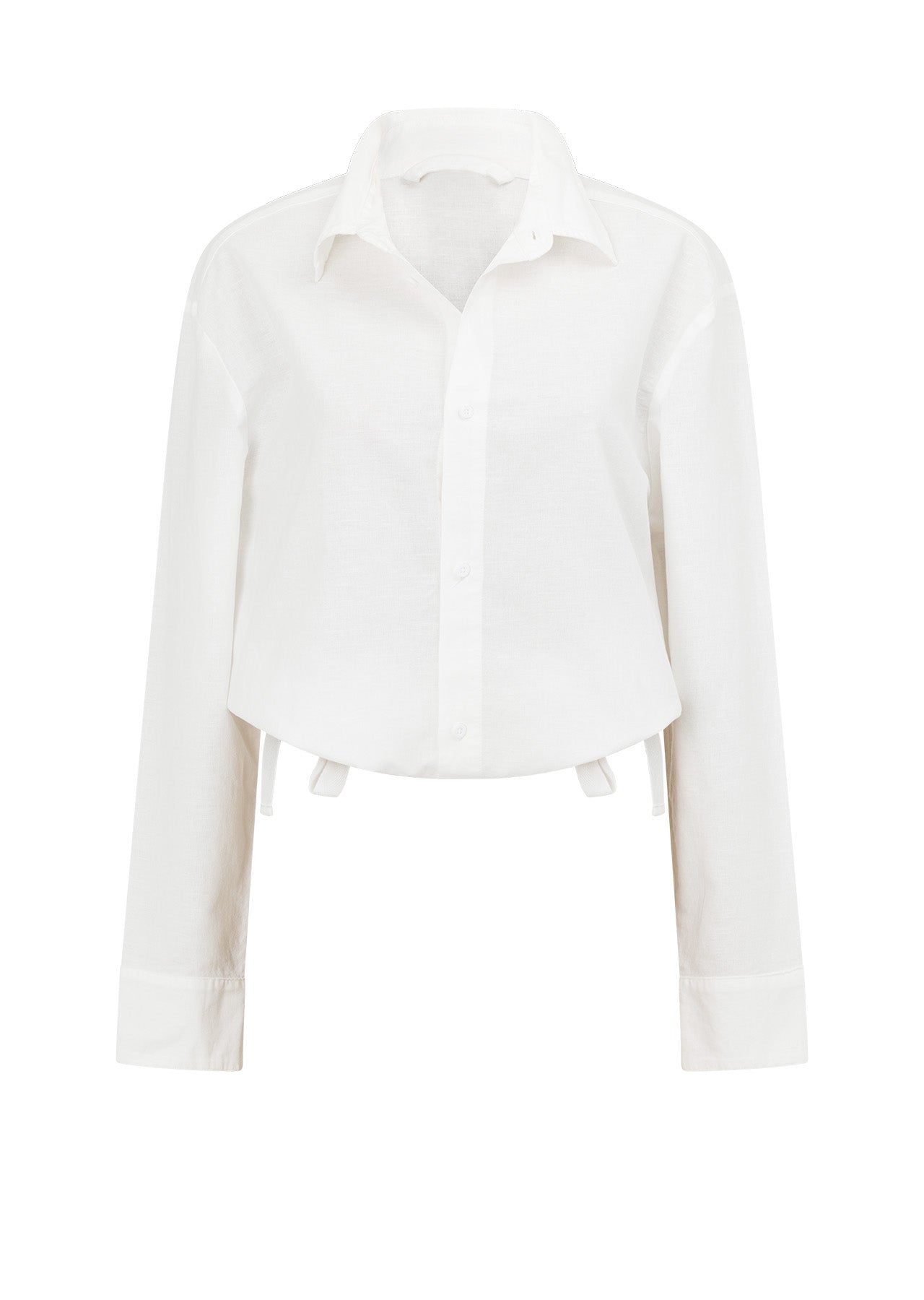 Lorna Jane Pull It Together Adjustable Oversized Shirt - White