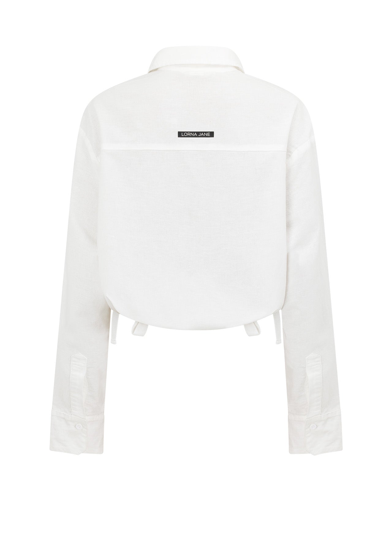 Lorna Jane Pull It Together Adjustable Oversized Shirt - White