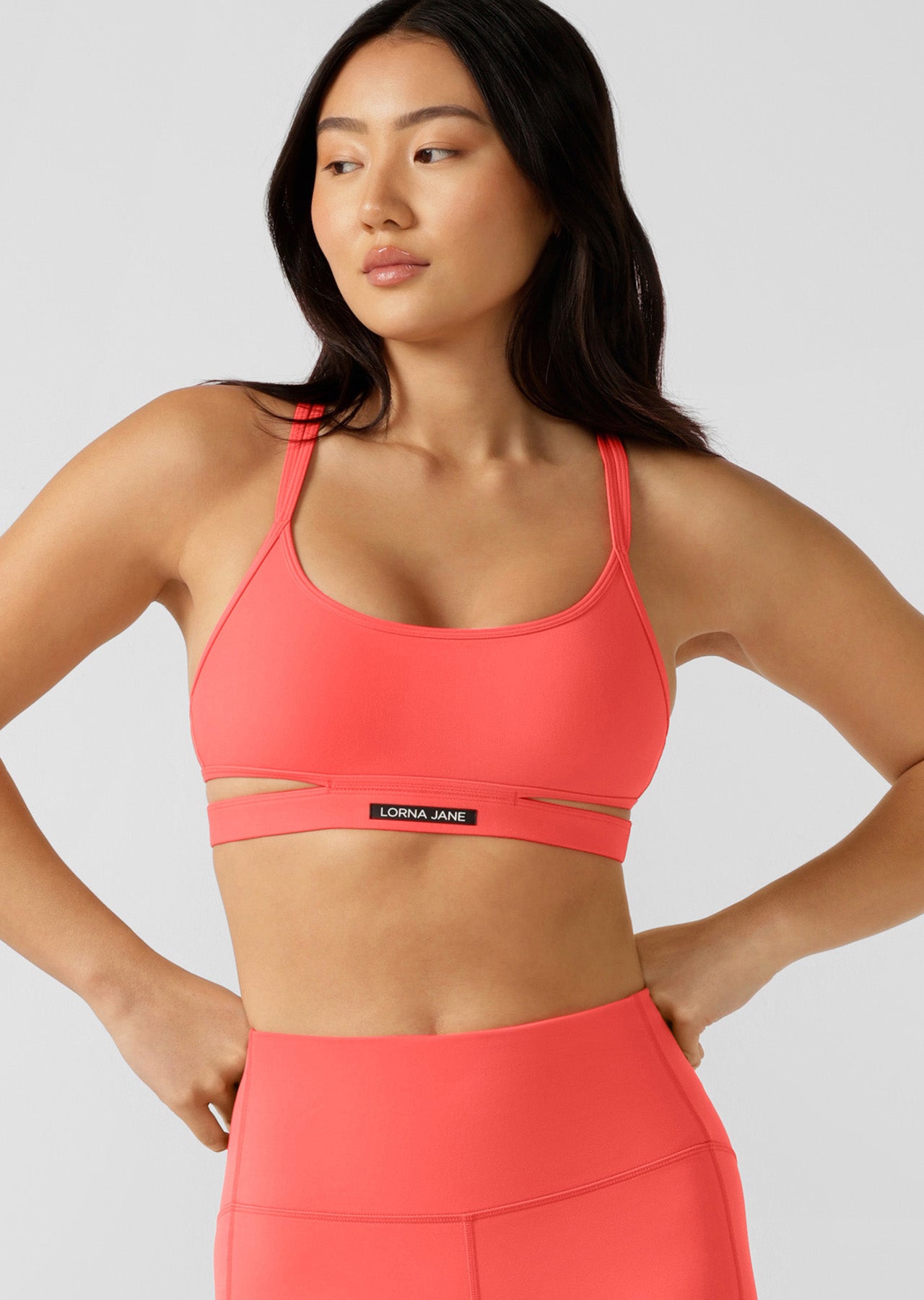 Lorna Jane Refresh Sports Bra - Strawberry