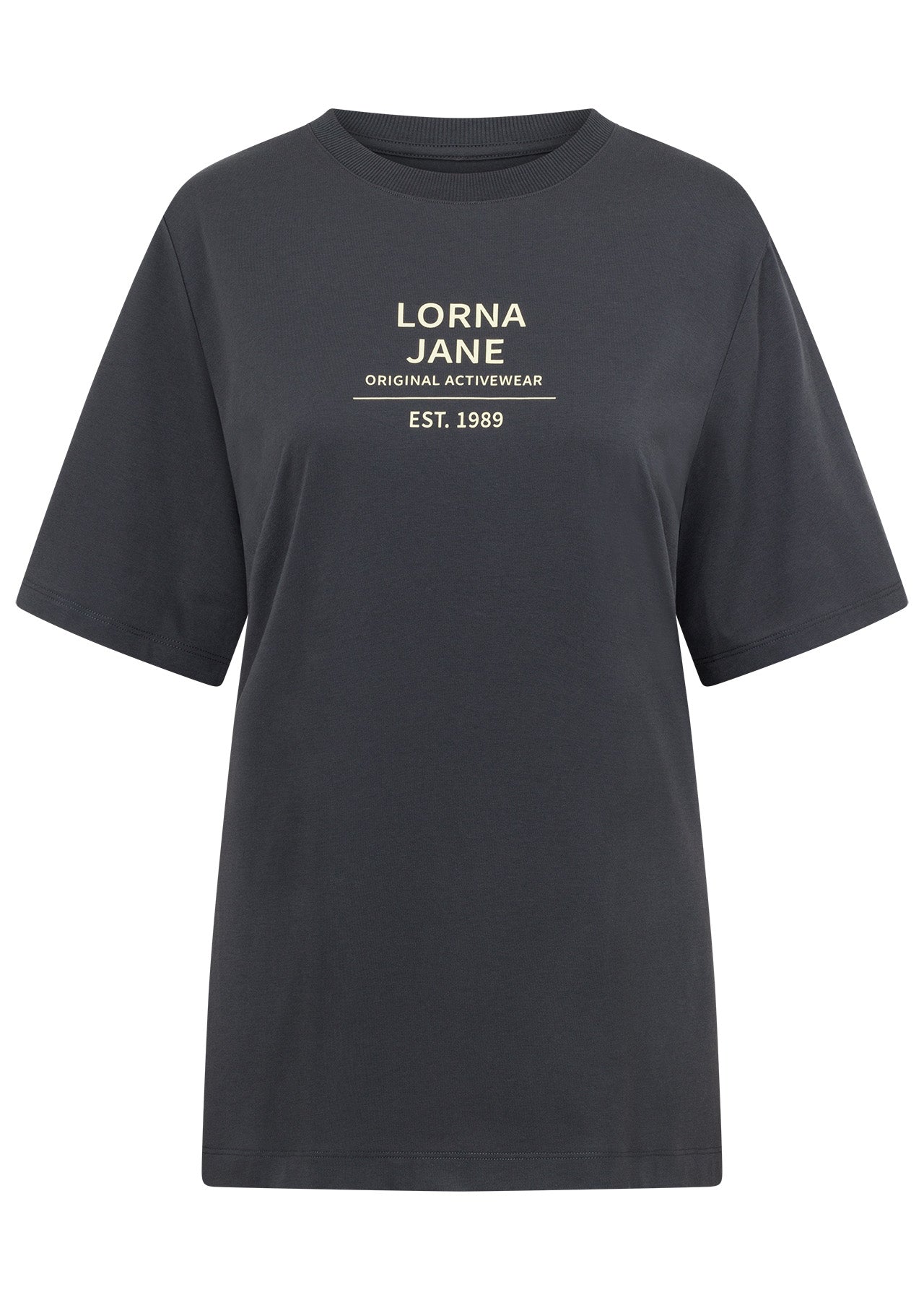 Lorna Jane Peak Performance Relaxed Tee - Titanium