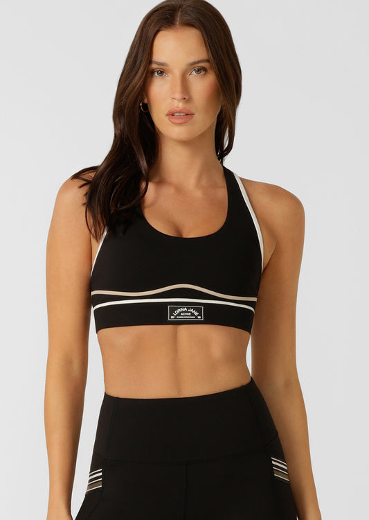 Lorna Jane Move Swift Sports Bra - Black