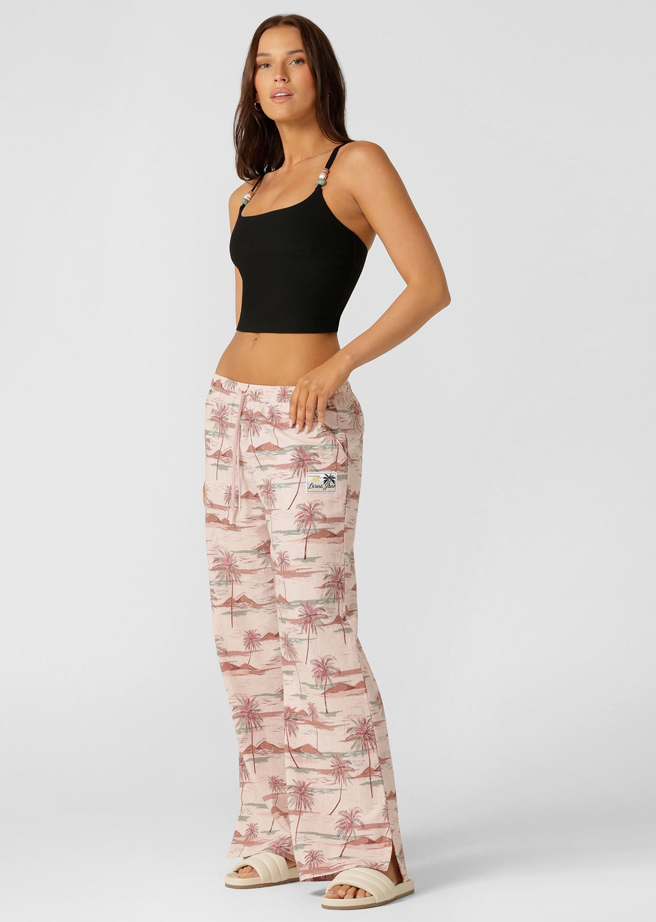 Lorna Jane Elemental Rib Tank Bra Combo - Black