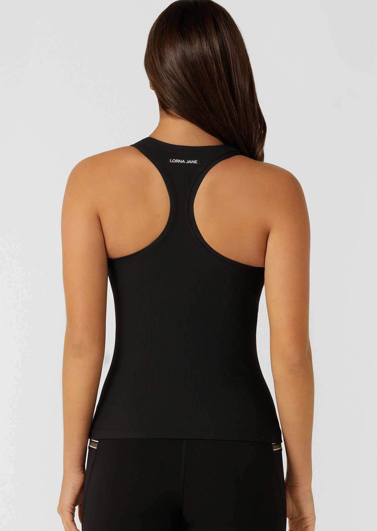 Lorna Jane Speed Circuit Active Rib Tank - Black