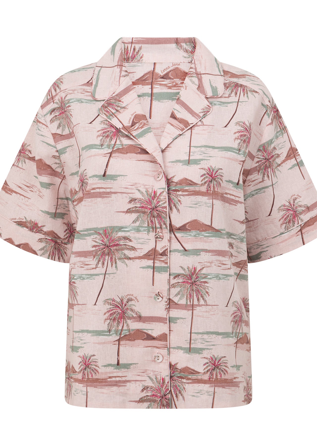 Lorna Jane Paradise Palm Weekend Shirt - Paradise Palm Print