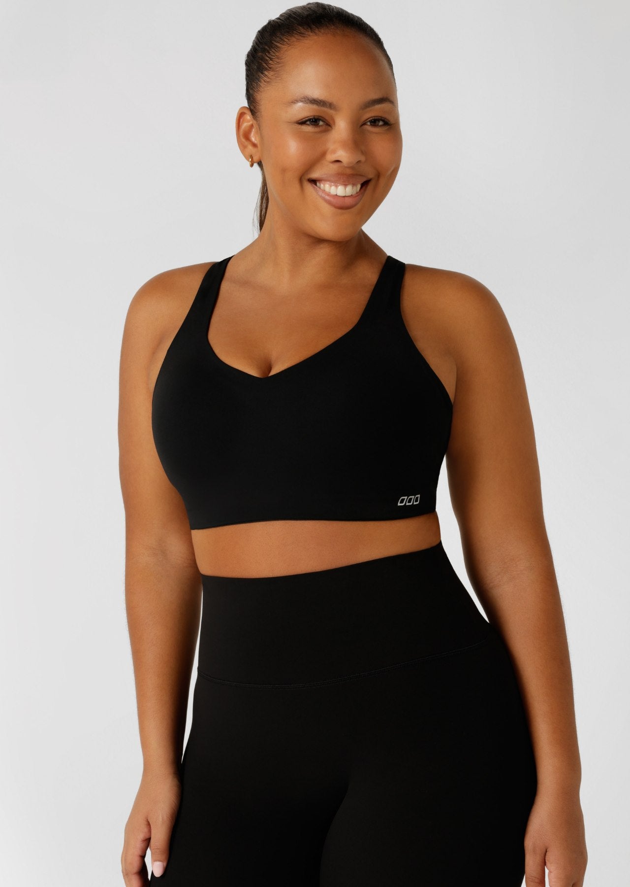 Lorna Jane Curve Control Moulded Sports Bra - Black