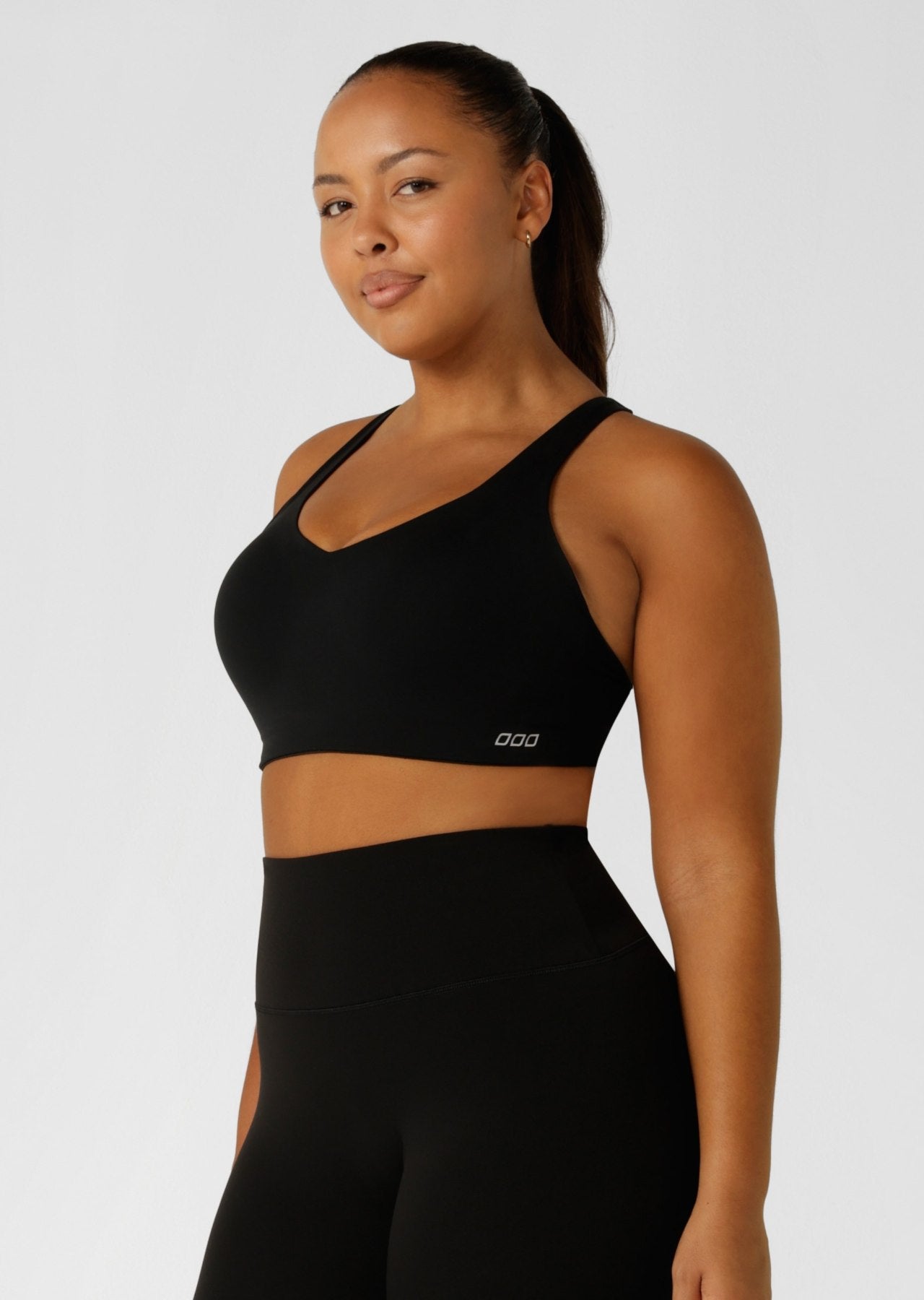 Lorna Jane Curve Control Moulded Sports Bra - Black