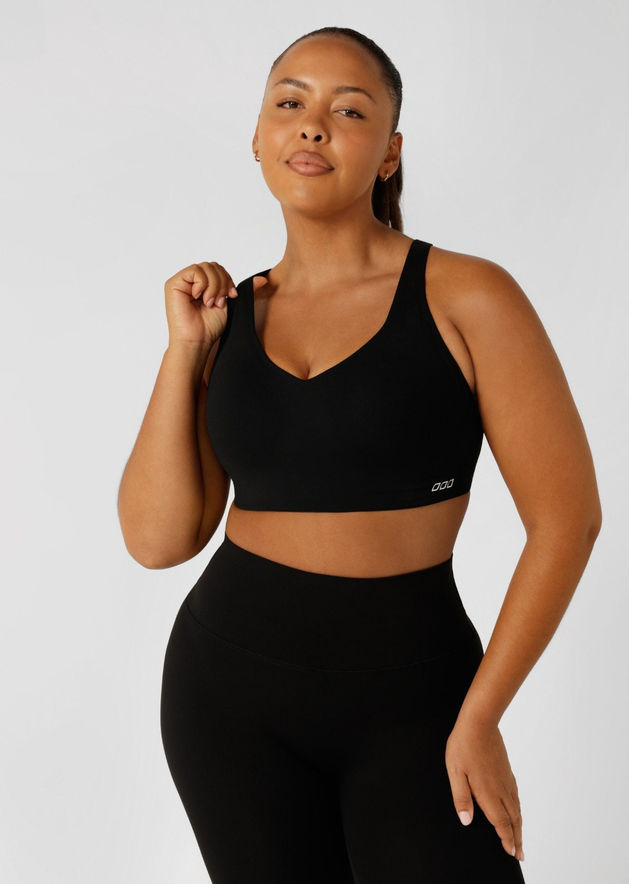 Lorna Jane Curve Control Moulded Sports Bra - Black