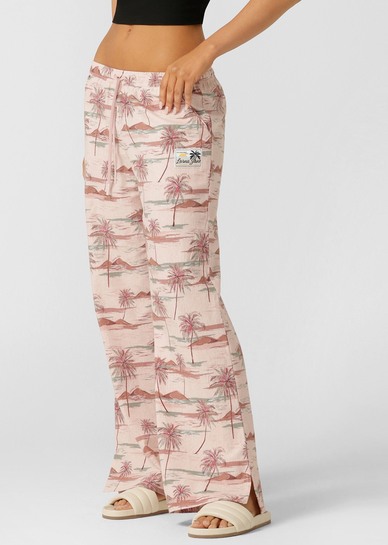 Lorna Jane Paradise Palm Weekend Pants - Paradise Palm Print