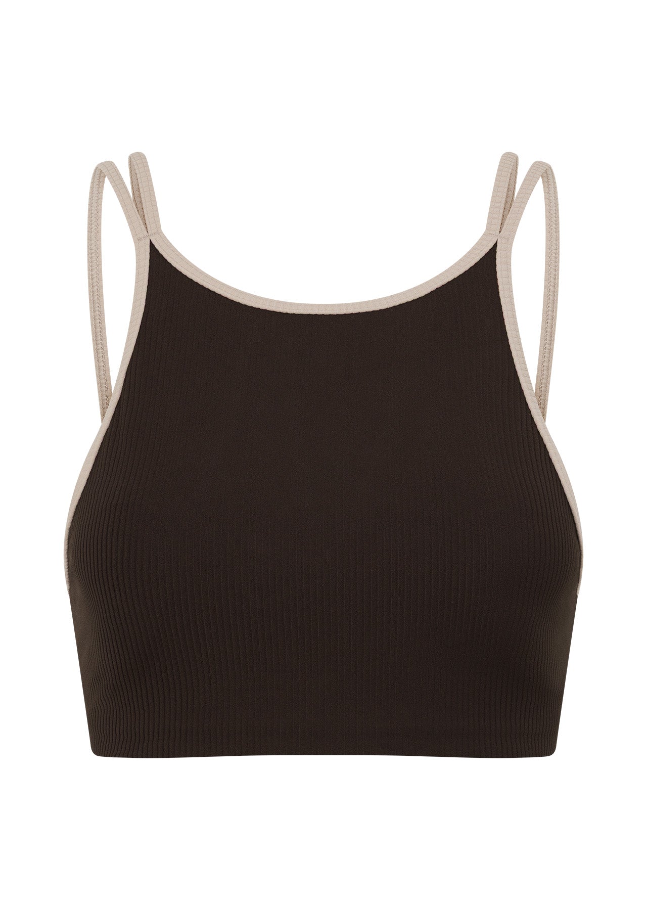 Lorna Jane Sun Seeker Rib Sports Bra - Volcano