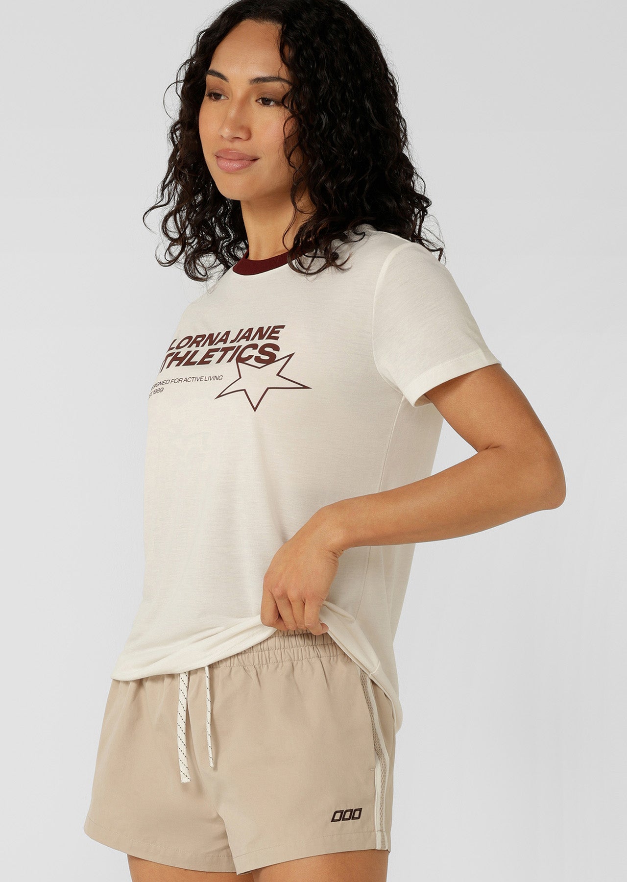 Lorna Jane First Place T-Shirt - Cream