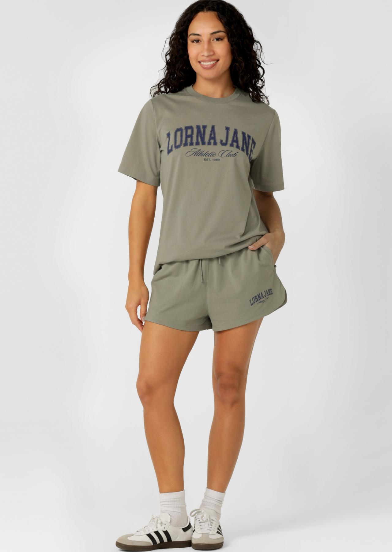 Lorna Jane Summer Athletic Club Relaxed T-Shirt - Matcha