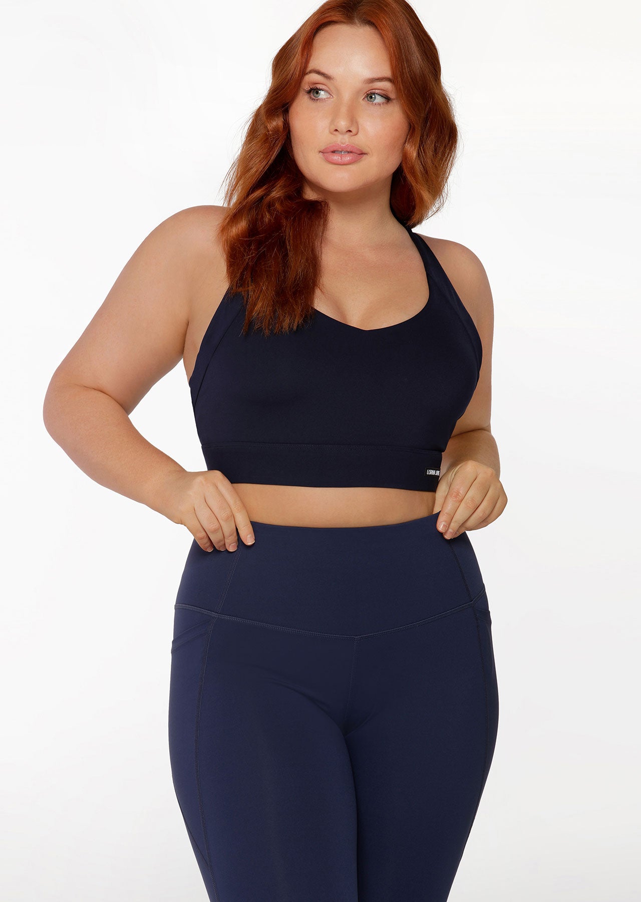 Lorna Jane Go The Distance Sports Bra - French Navy